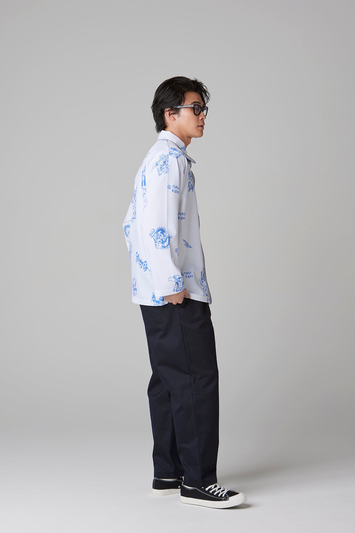 POOLSIDE SHIRT L/S -Tattoo-