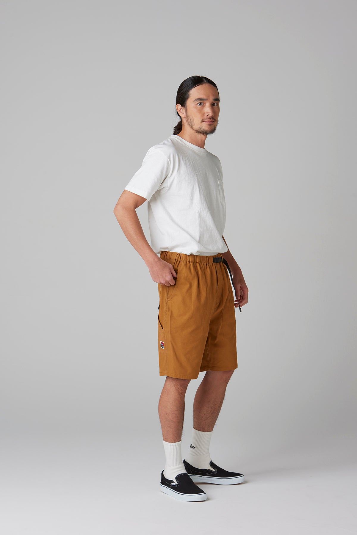 LIGHT CANVAS PAINTER SHORTS