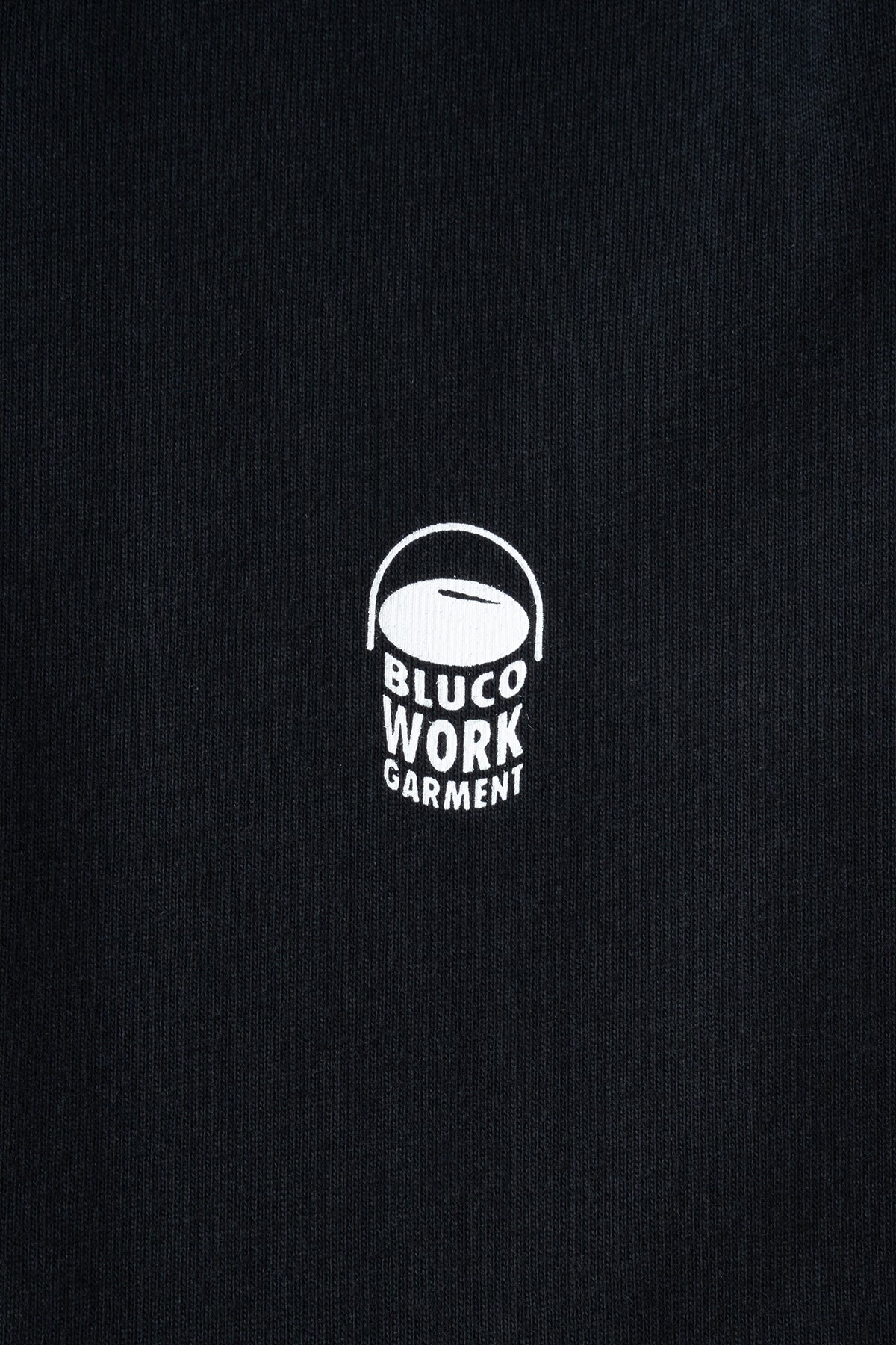 HEAVY DRY COTTON POLO NECK L/S TEE -Oil Can-