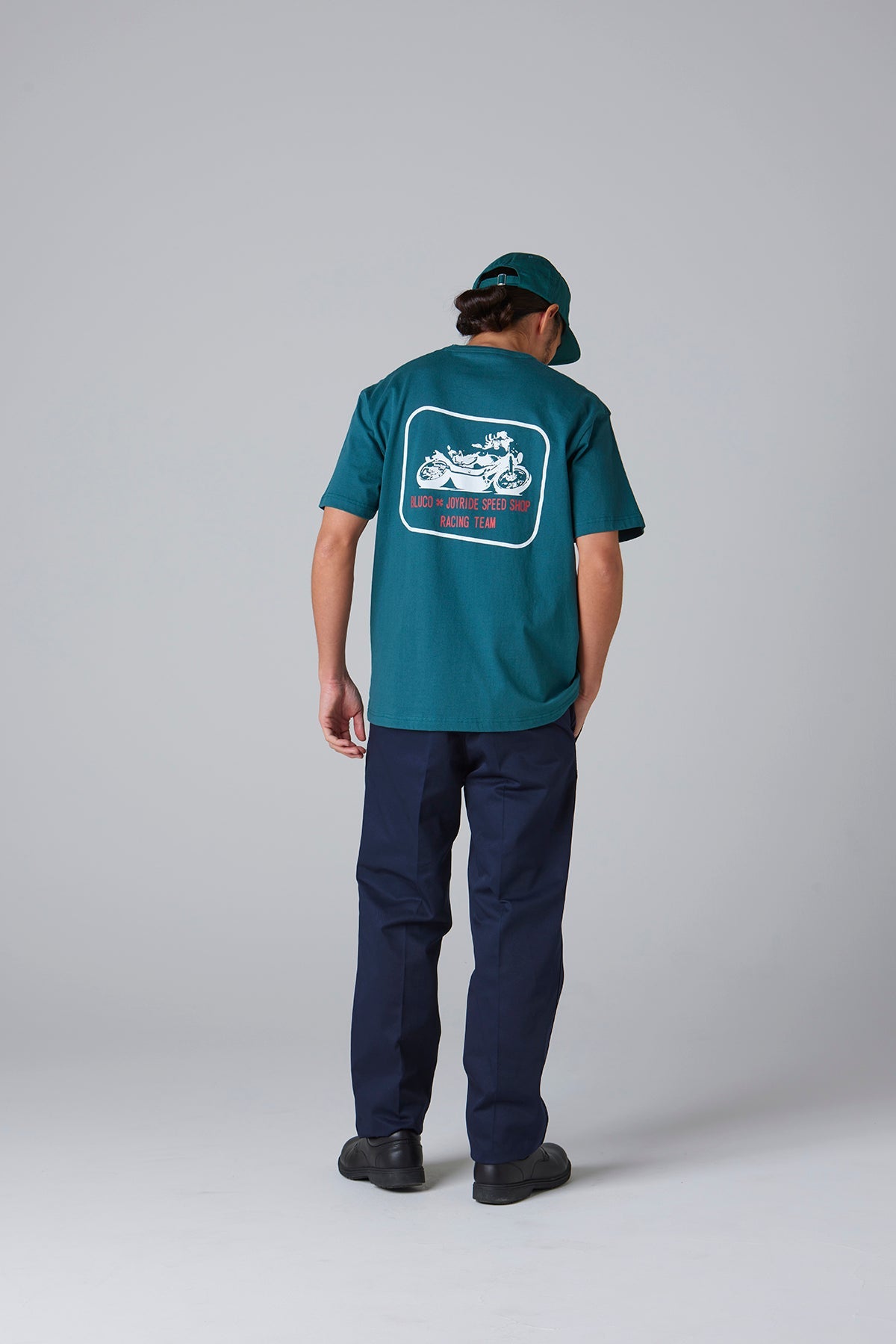 (JOYRIDE SPEED SHOP×BLUCO) ポケットTシャツ -Racing-