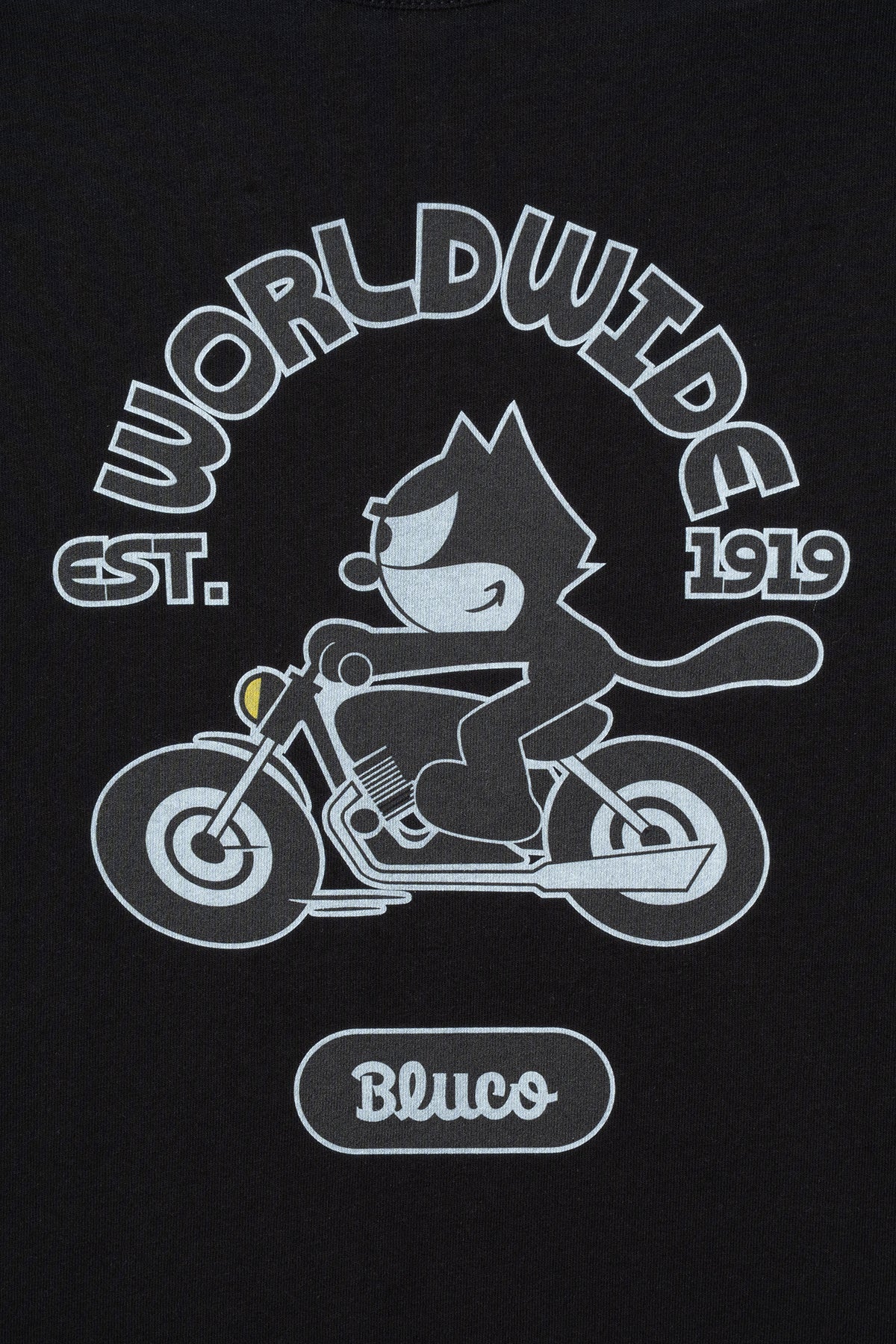 (FELIX×BLUCO) プリントTシャツ "World Wide"