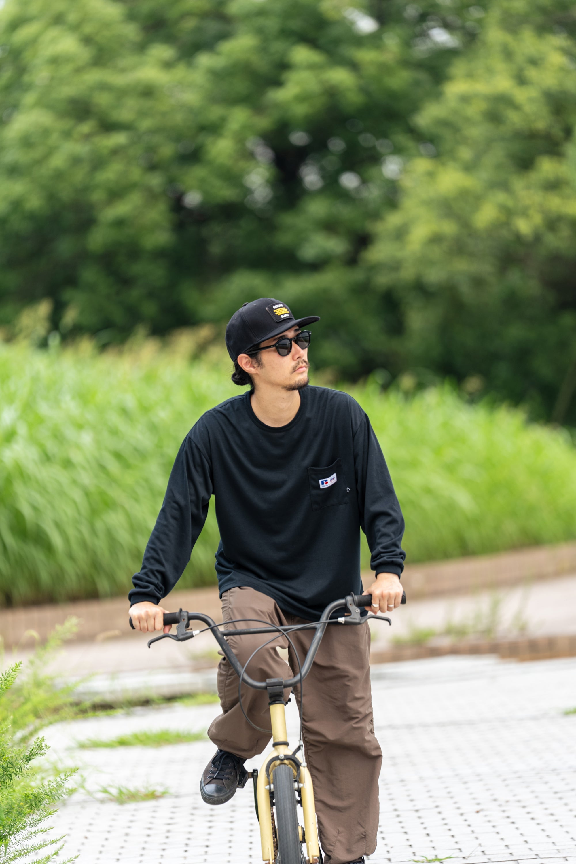 ファンクション ポケット L/S Tシャツ / オーバーサイズ