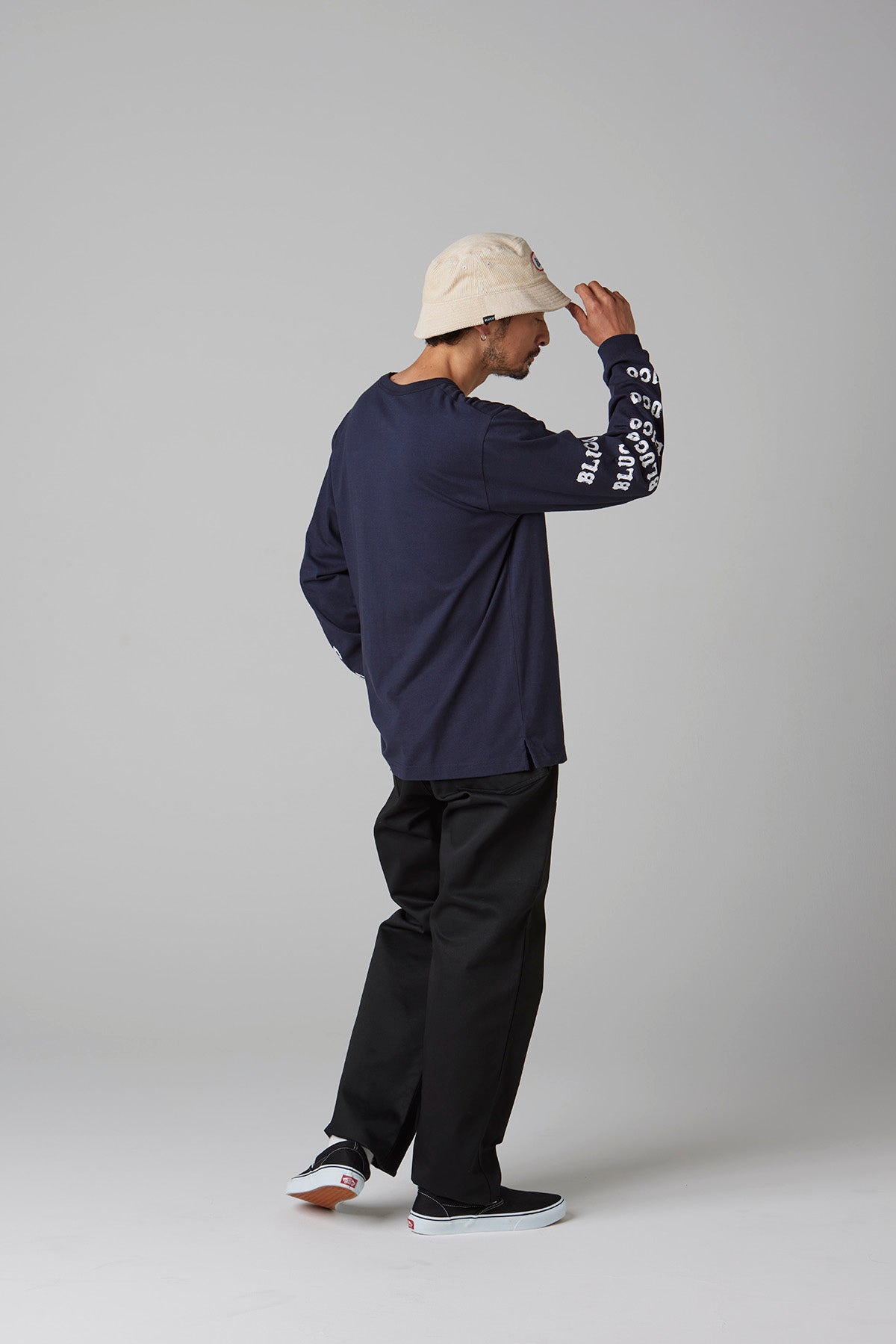 HEAVY DRY COTTON PRINT L/S TEE -Artwork by 遊鷹-