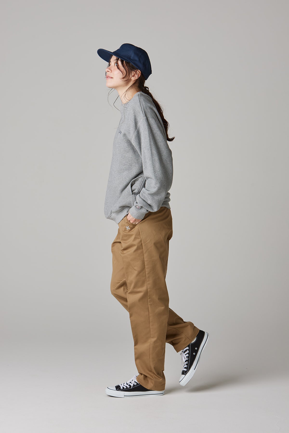 HEAVY PILE  SWEATSHIRTS -EMB-