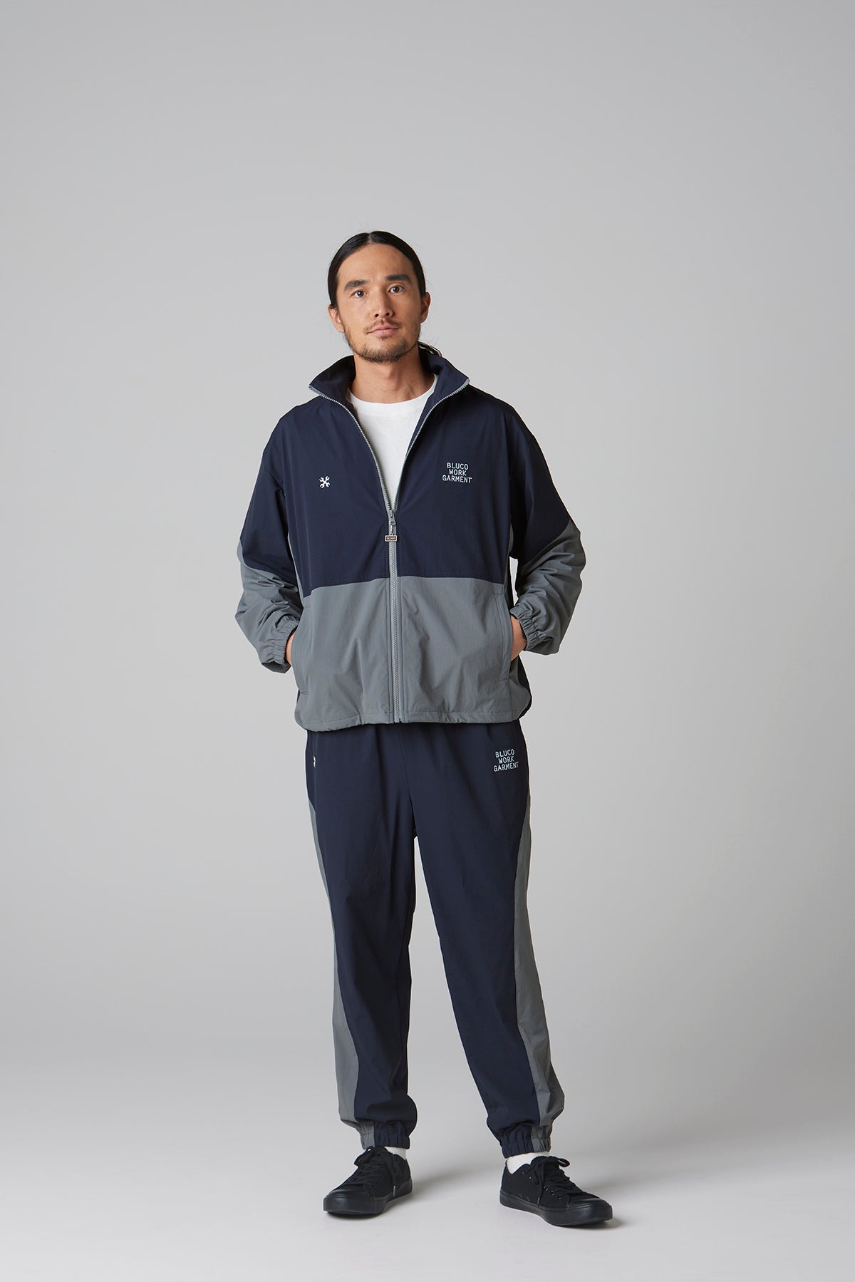 STRETCH TRACK JACKET -COMBINATION-