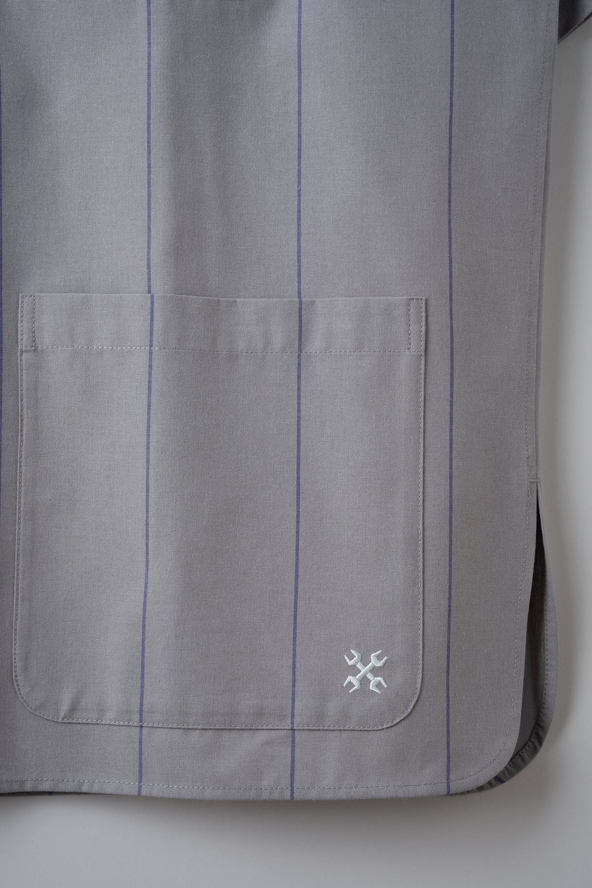 GARAGE STRIPE WORK SHIRT S/S