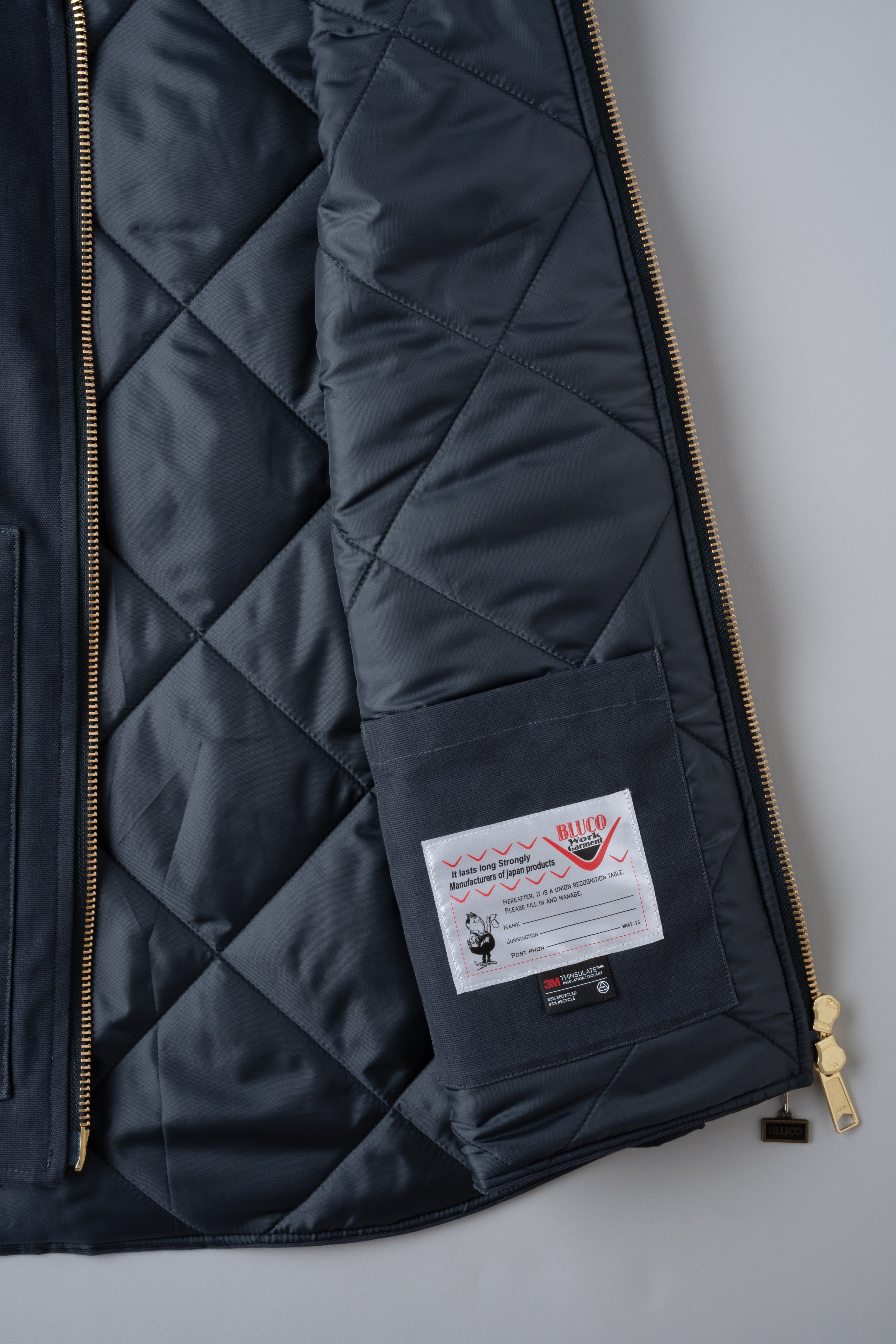 RIB COLLAR DUCK VEST