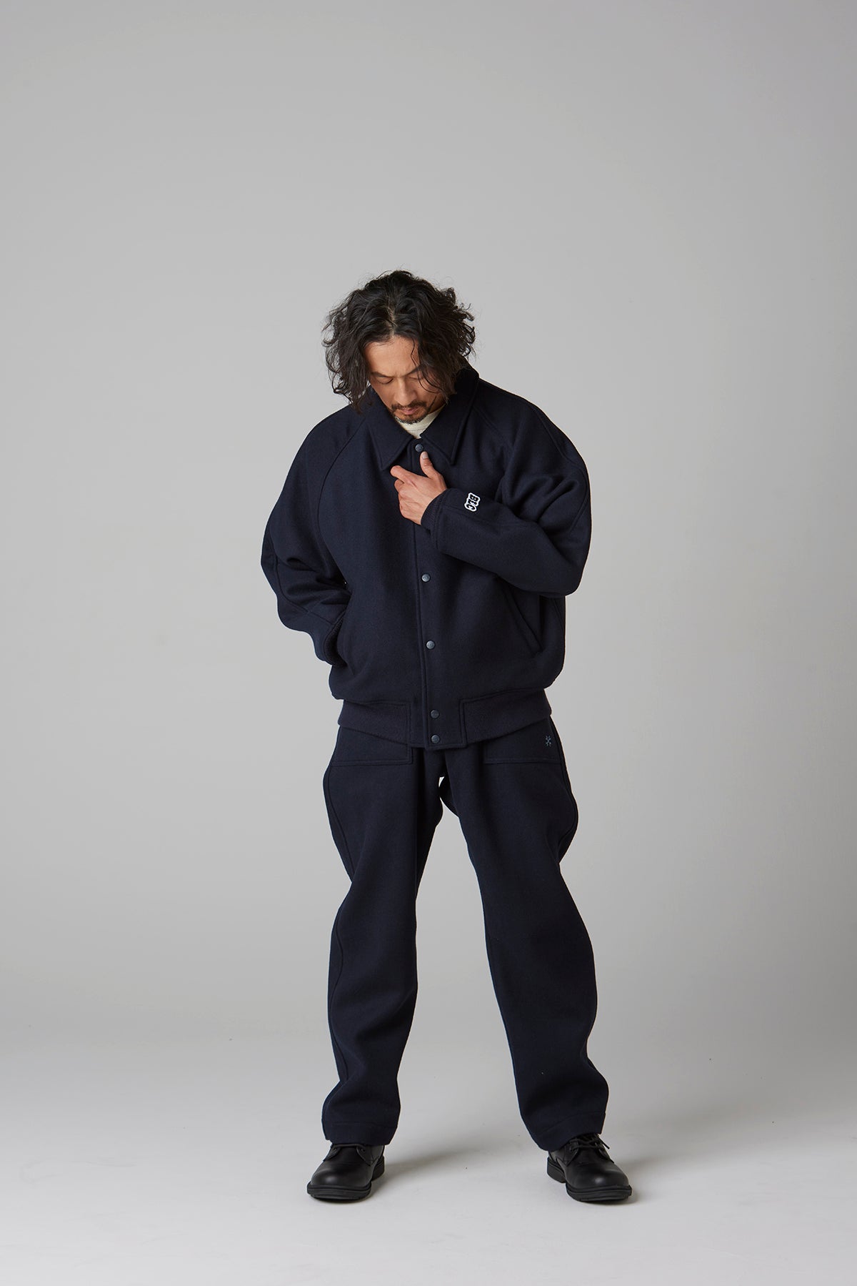 HEAVY MELTON AWARD JACKET