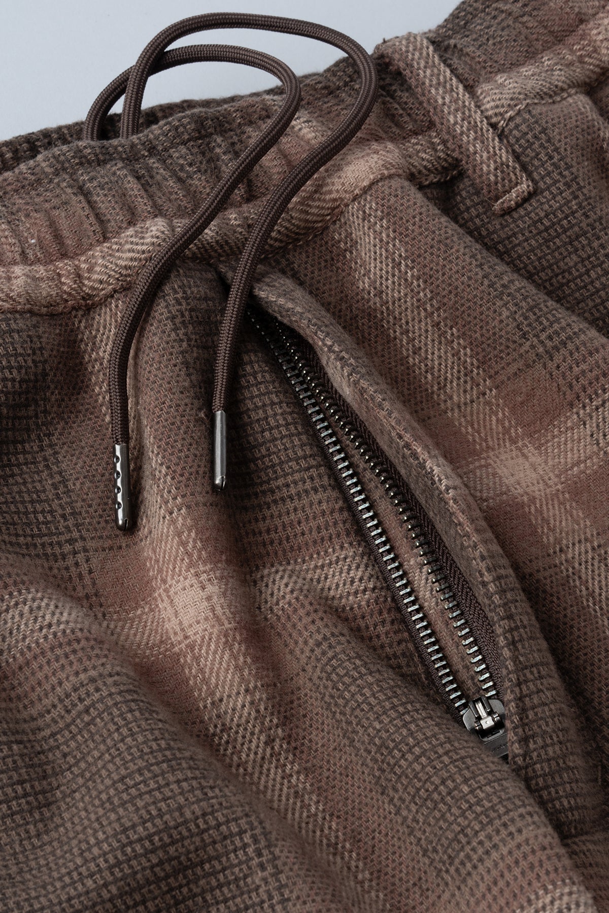 OMBRE CHECK WARM EASY PANTS