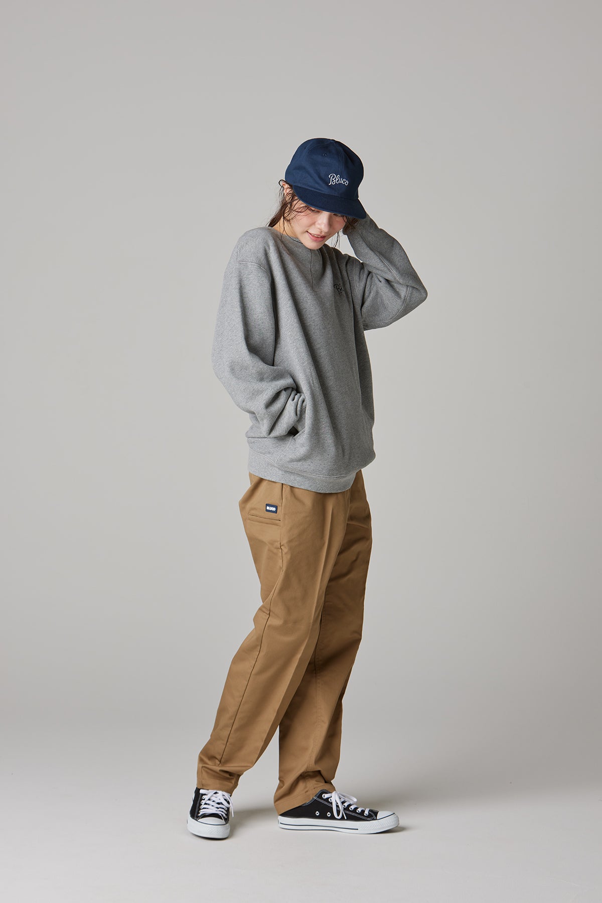 HEAVY PILE  SWEATSHIRTS -EMB-