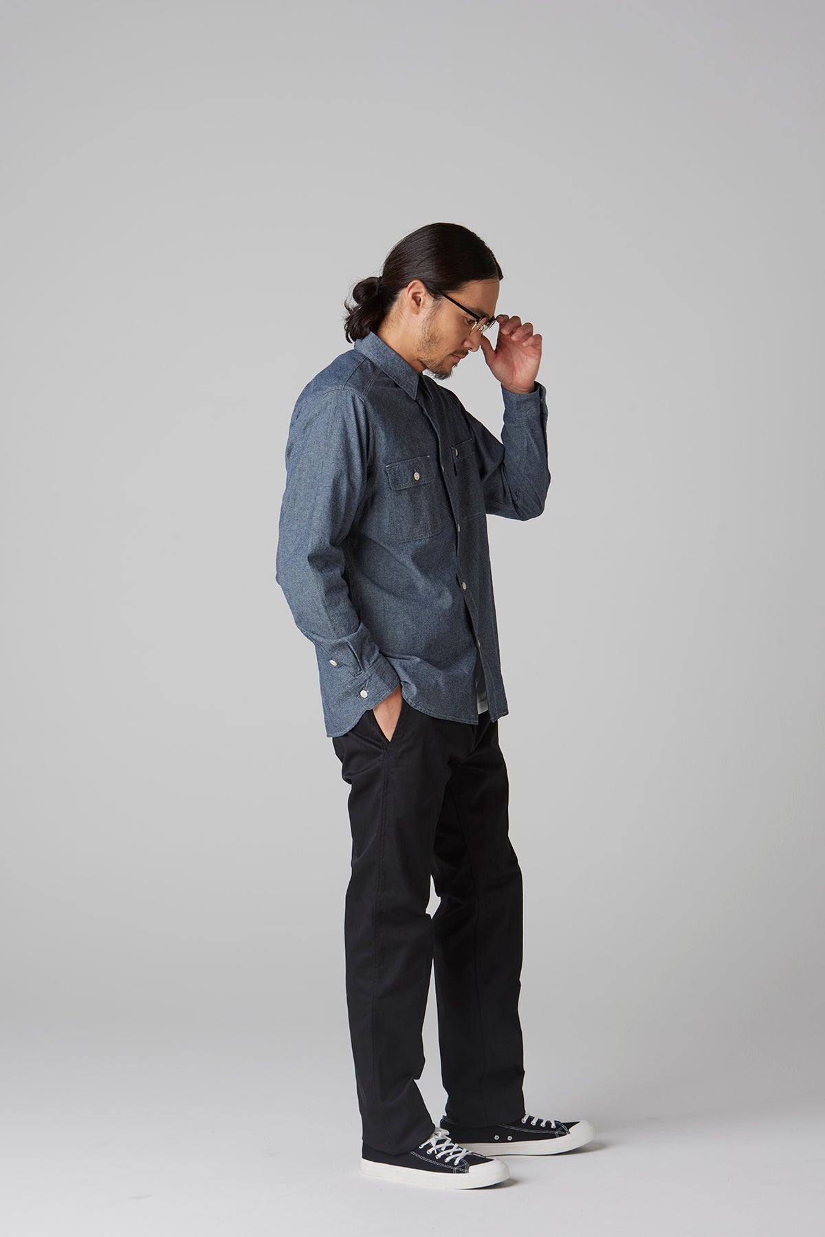 CHAMBRAY WORK SHIRT L/S