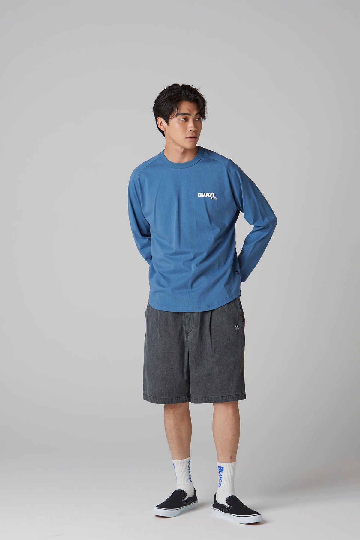 RAGLAN L/S TEE -Wolf-