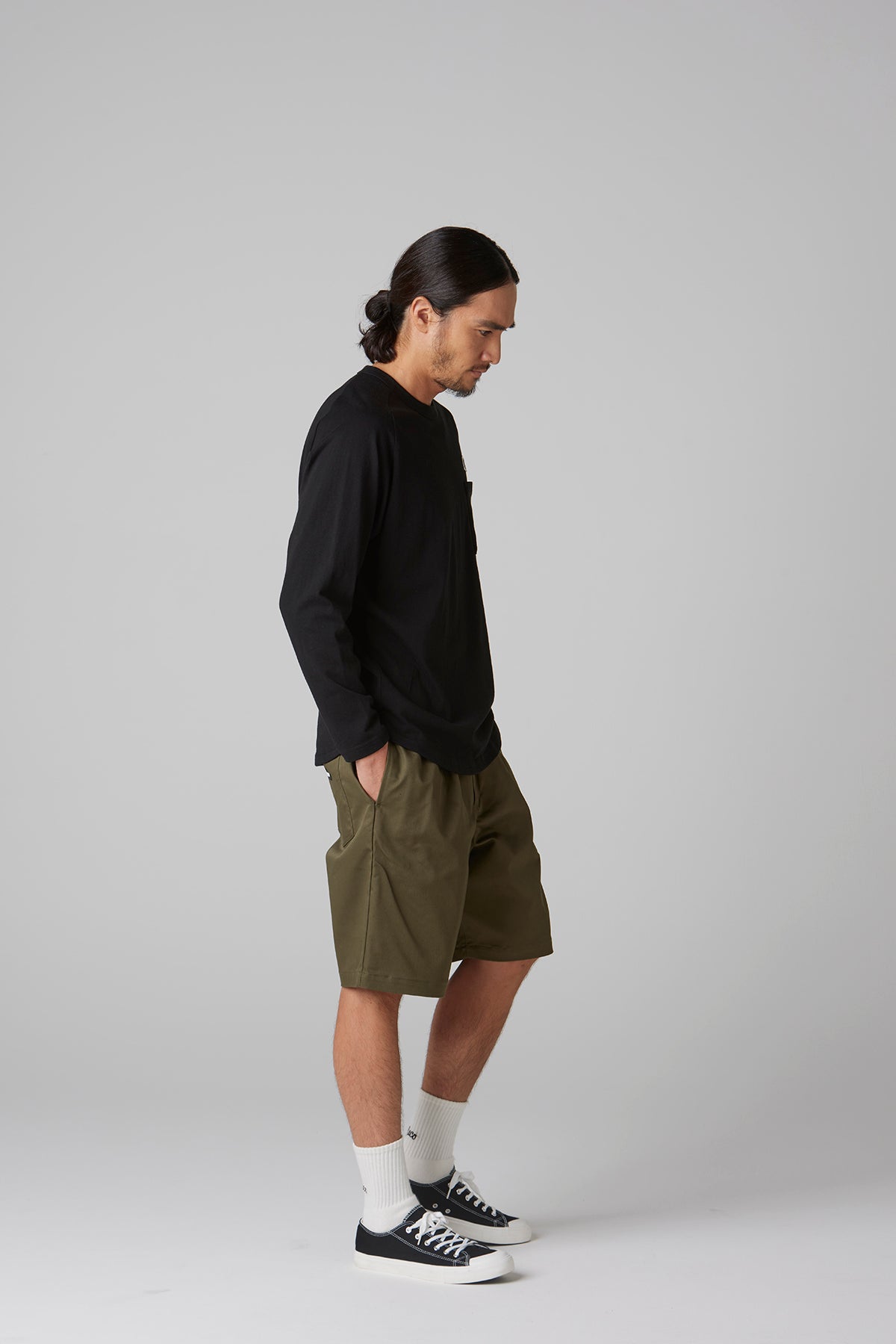 RAGLAN L/S TEE -Hex-