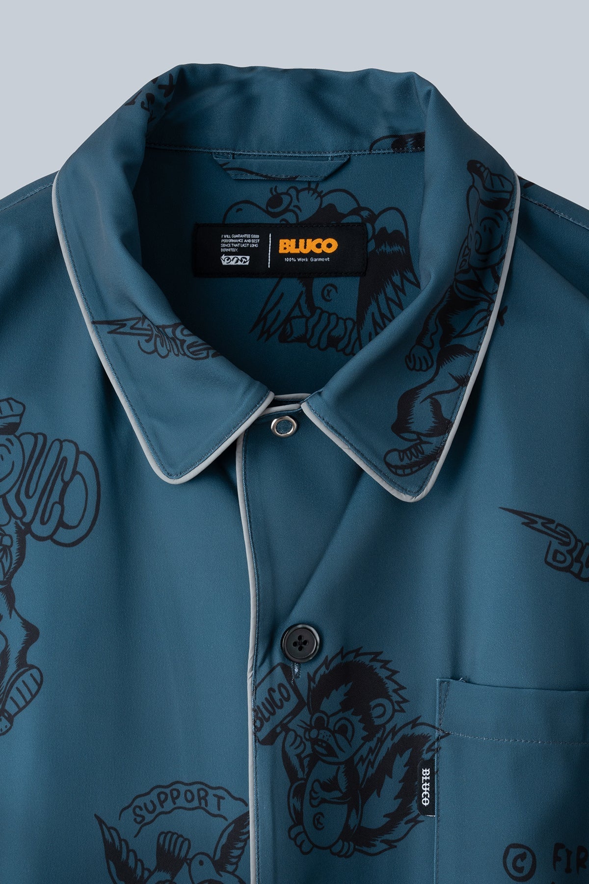 POOLSIDE SHIRT L/S -Tattoo-