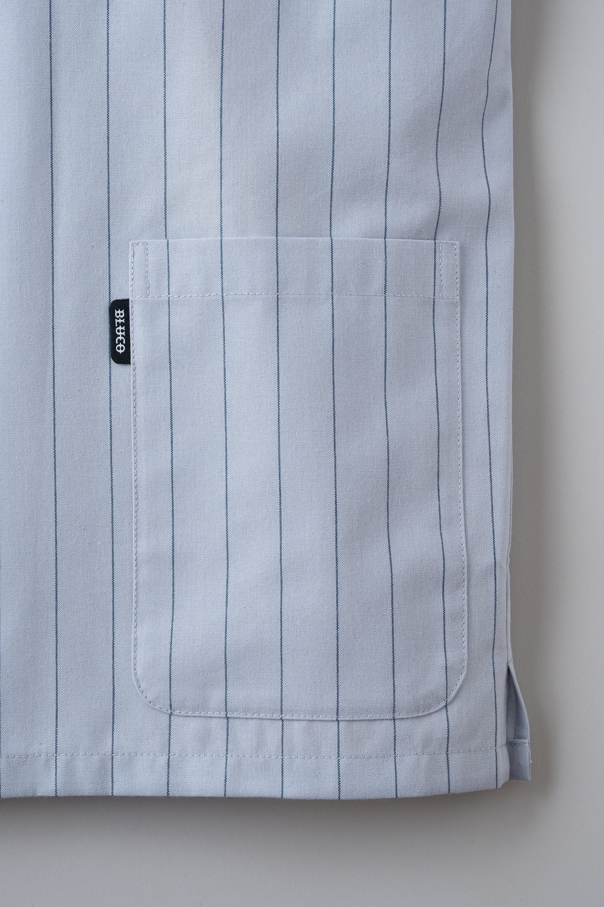 PULLOVER STRIPE WORK SHIRT S/S