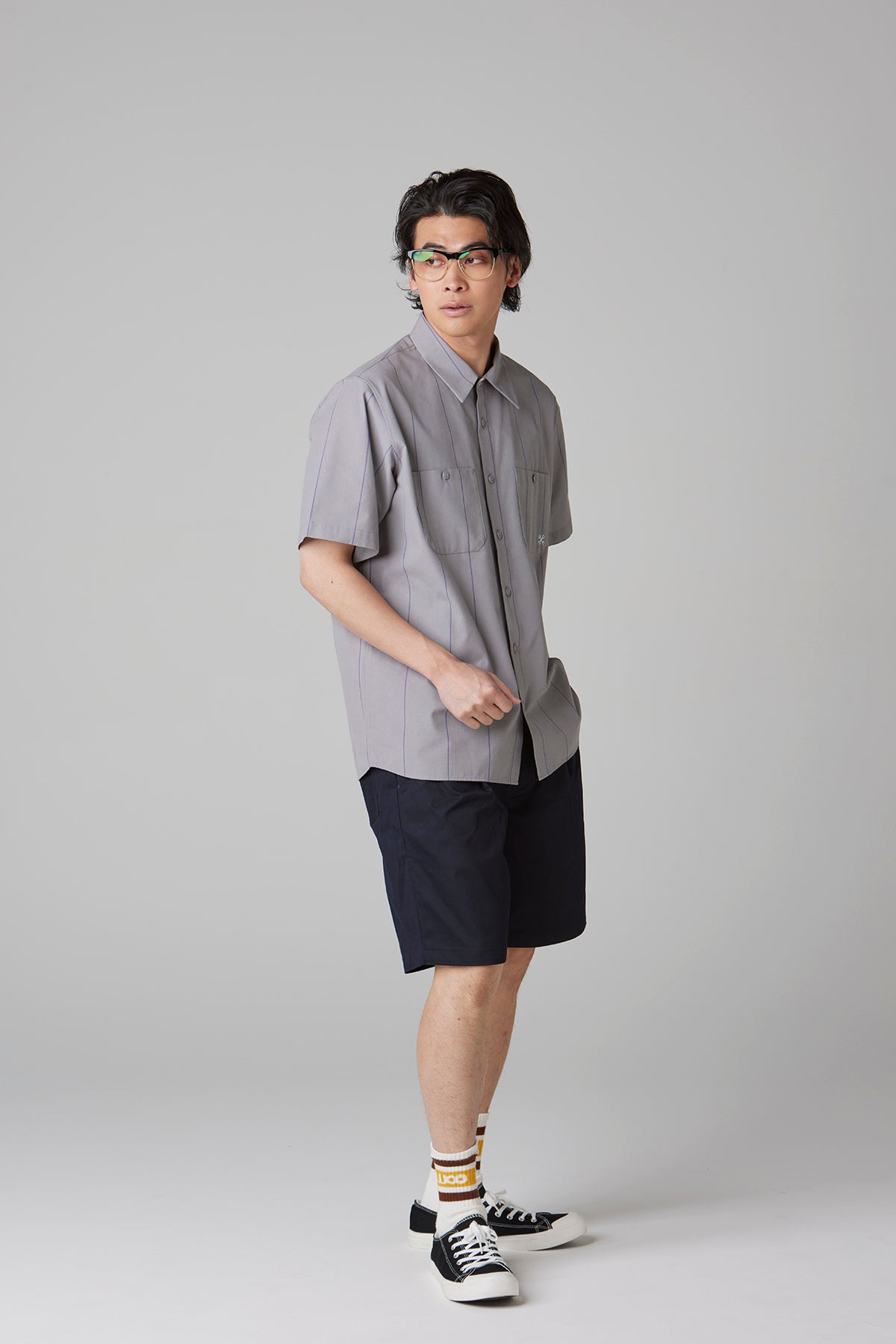 STANDARD STRIPE WORK SHIRT S/S