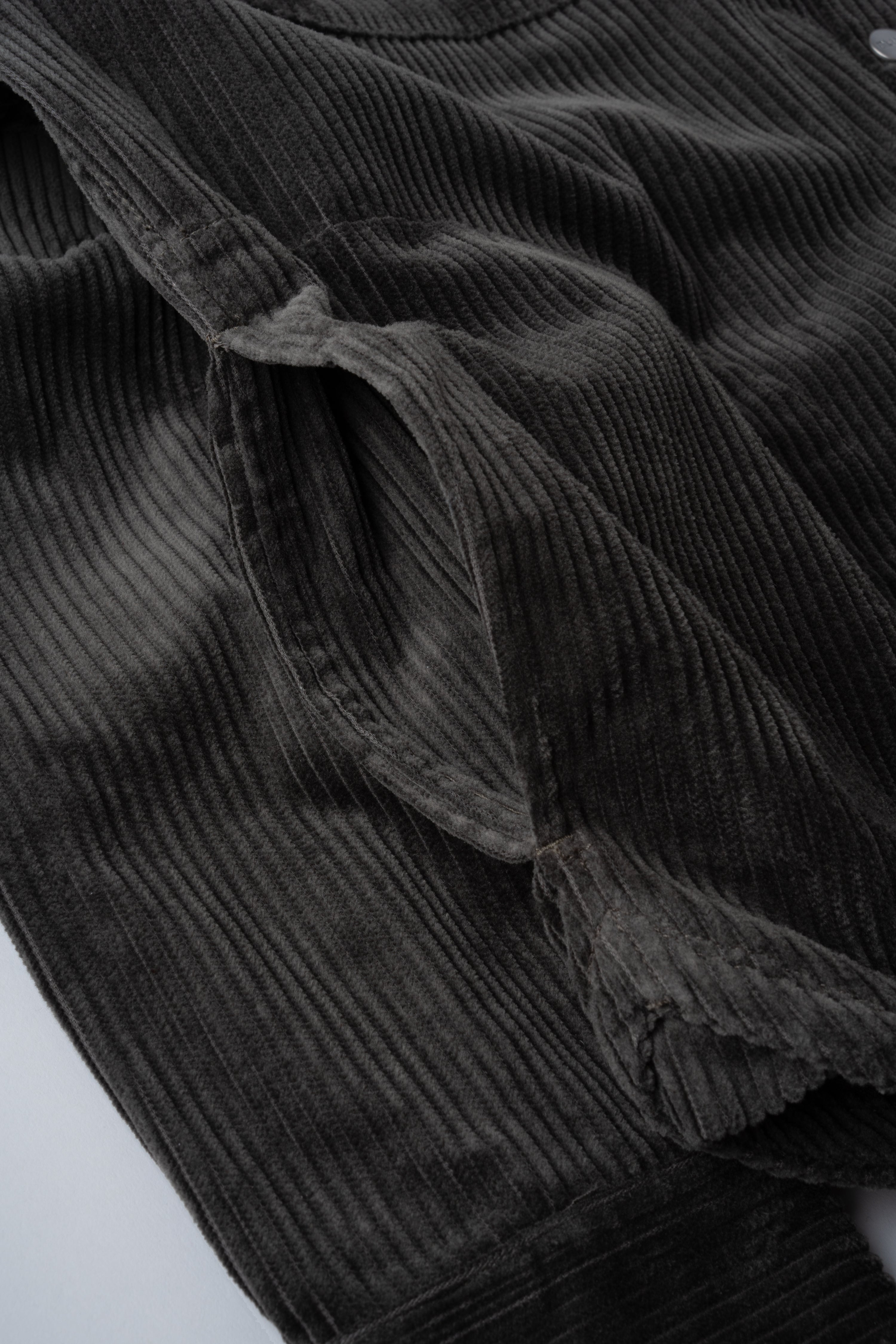 CORDUROY HOODED SHIRT