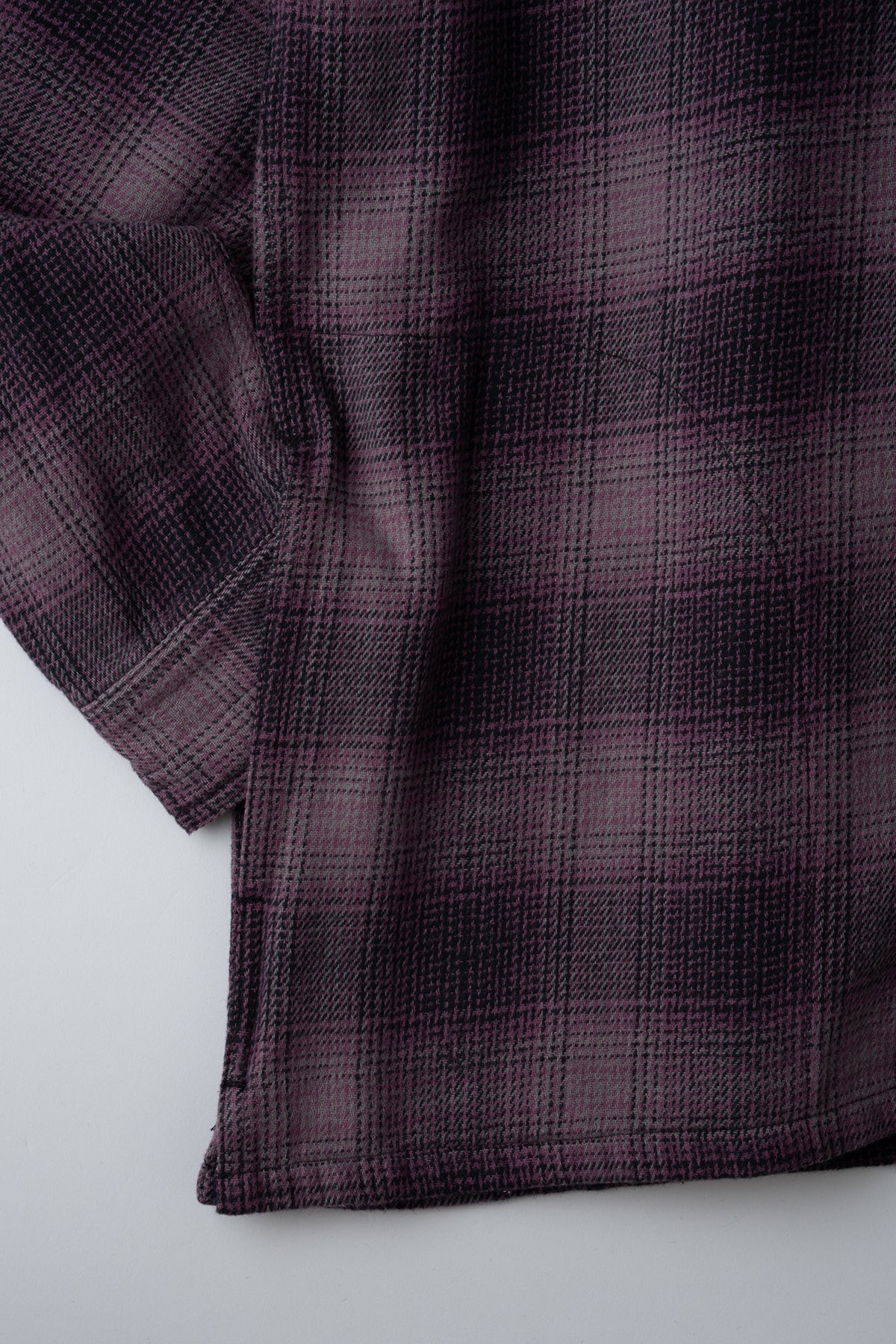 OMBRE CHECK FLANNEL SHIRT