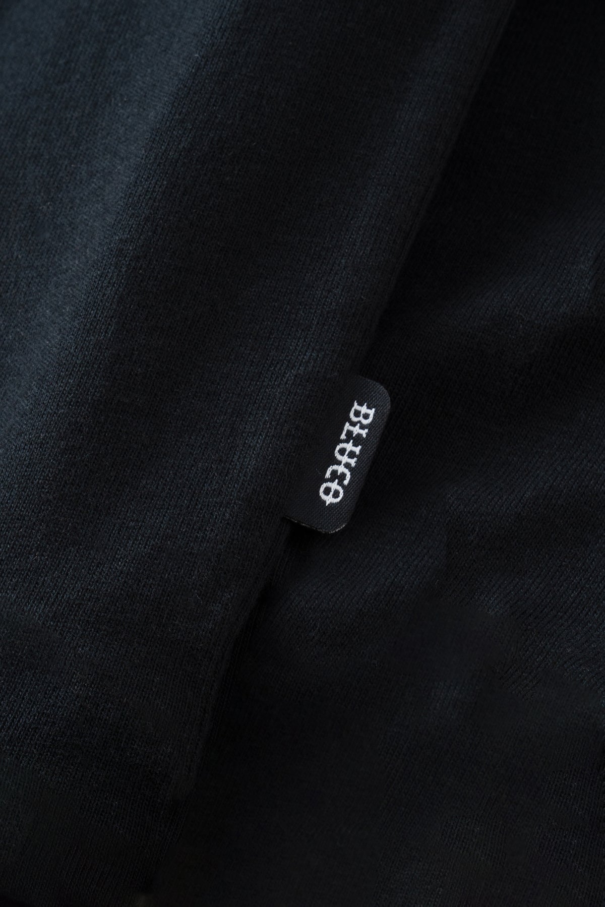 HEAVY DRY COTTON POLO NECK L/S TEE -Oil Can-