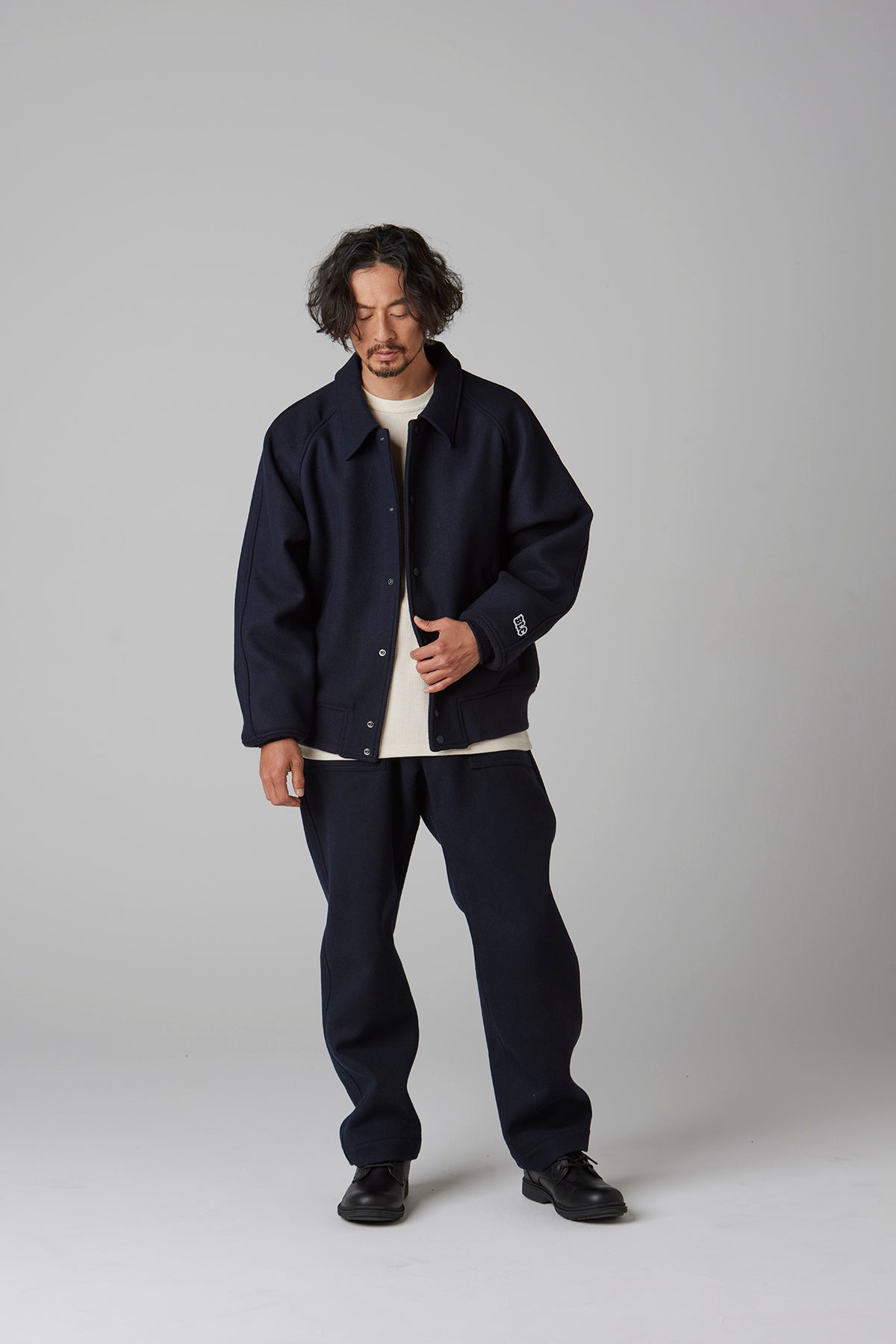 HEAVY MELTON AWARD JACKET