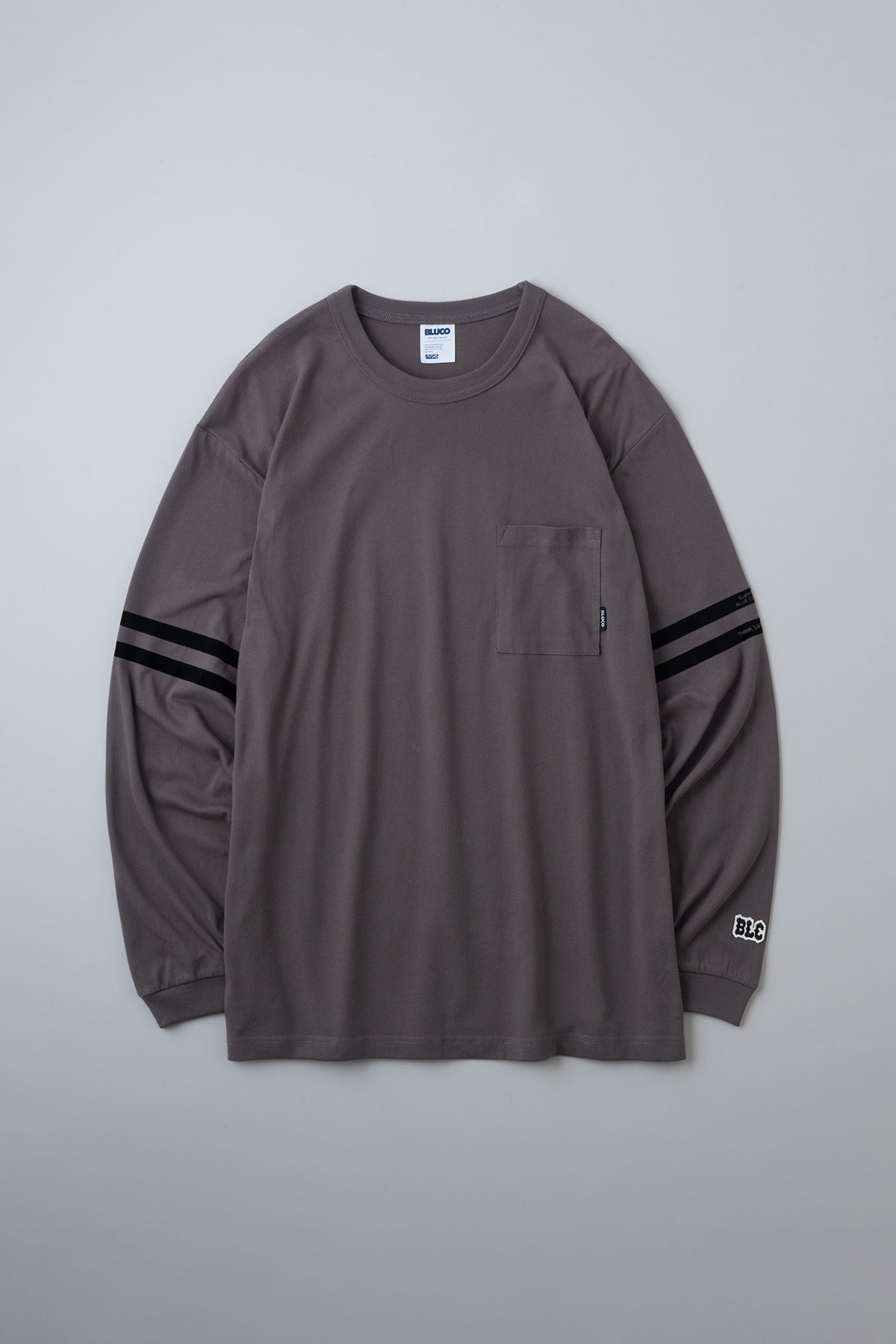 ドライコットン ポケットTシャツ L/S -Line-