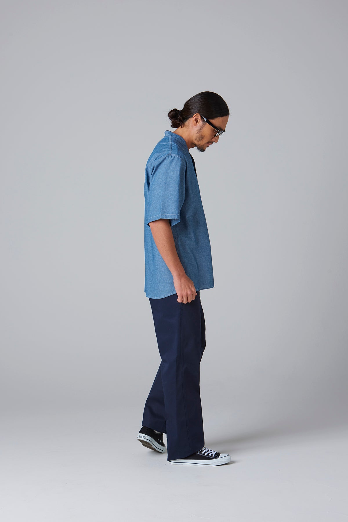 シャンブレーワークシャツ S/S