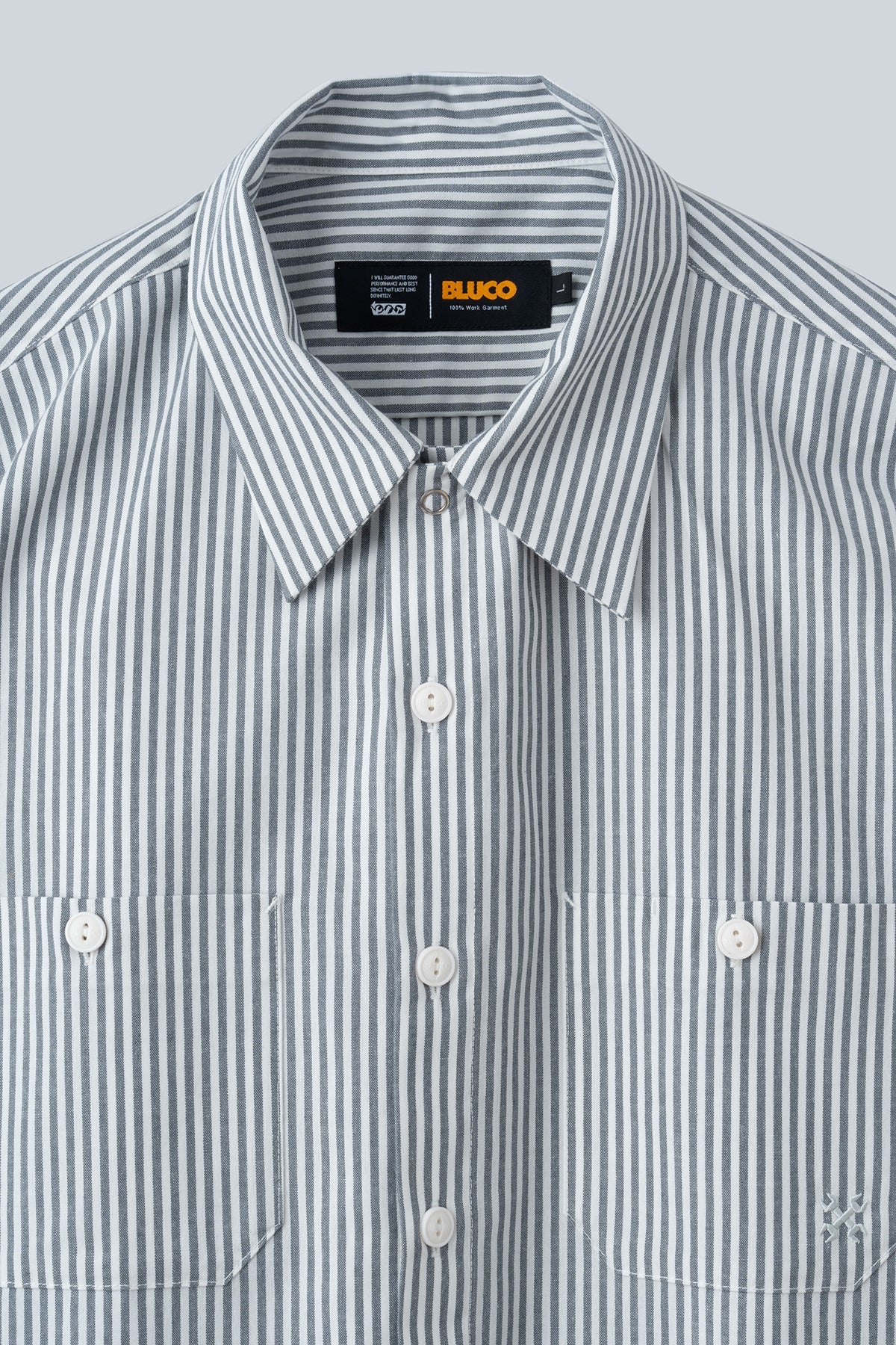 スタンダードワークシャツ S/S -Stripe-