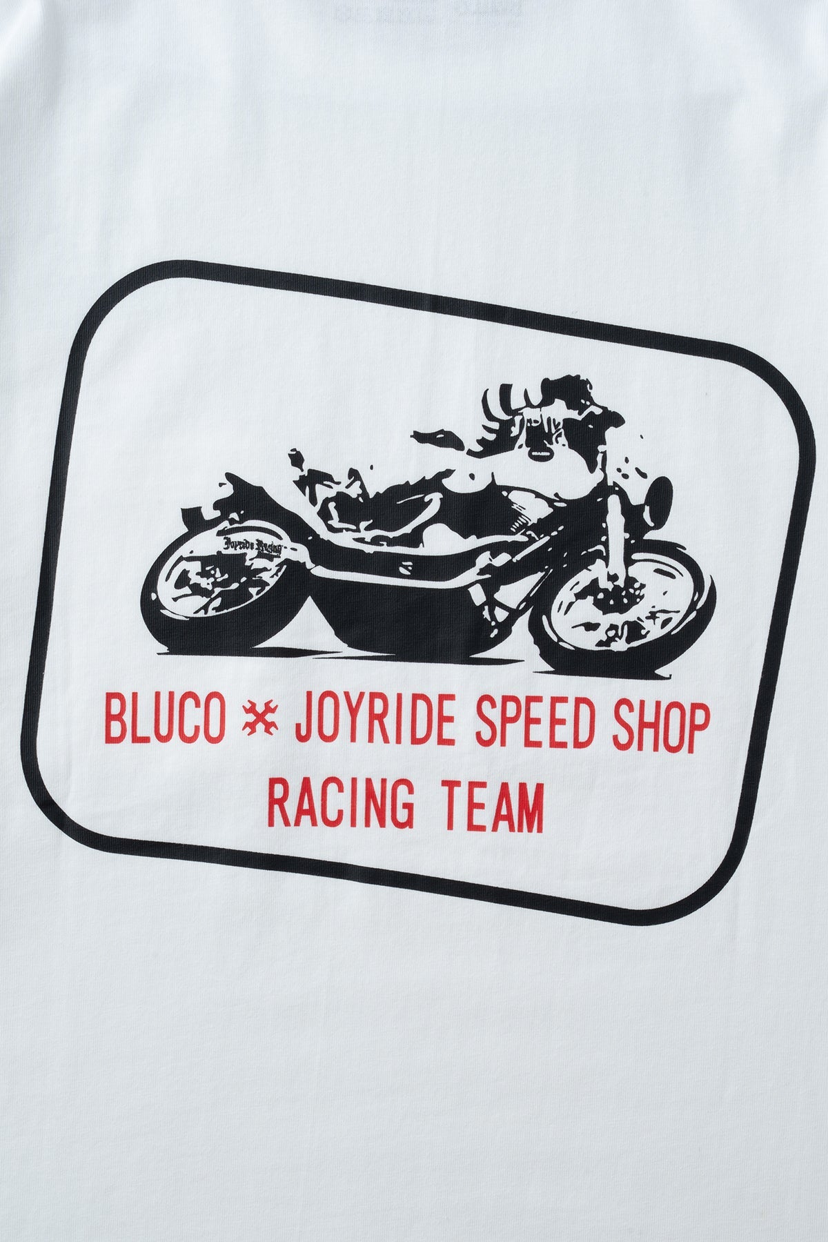 (JOYRIDE SPEED SHOP×BLUCO) ポケットTシャツ -Racing-
