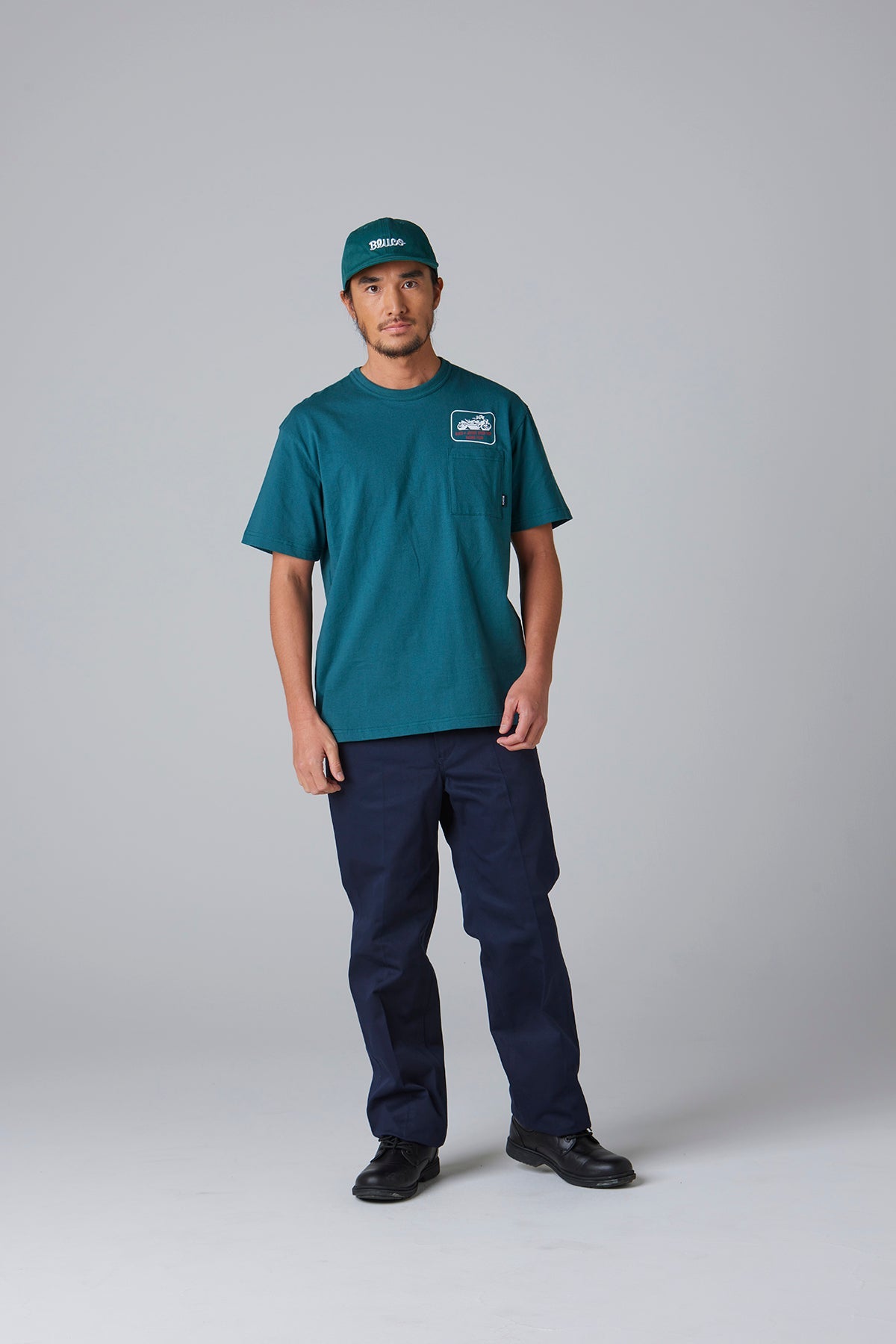 (JOYRIDE SPEED SHOP×BLUCO) ポケットTシャツ -Racing-