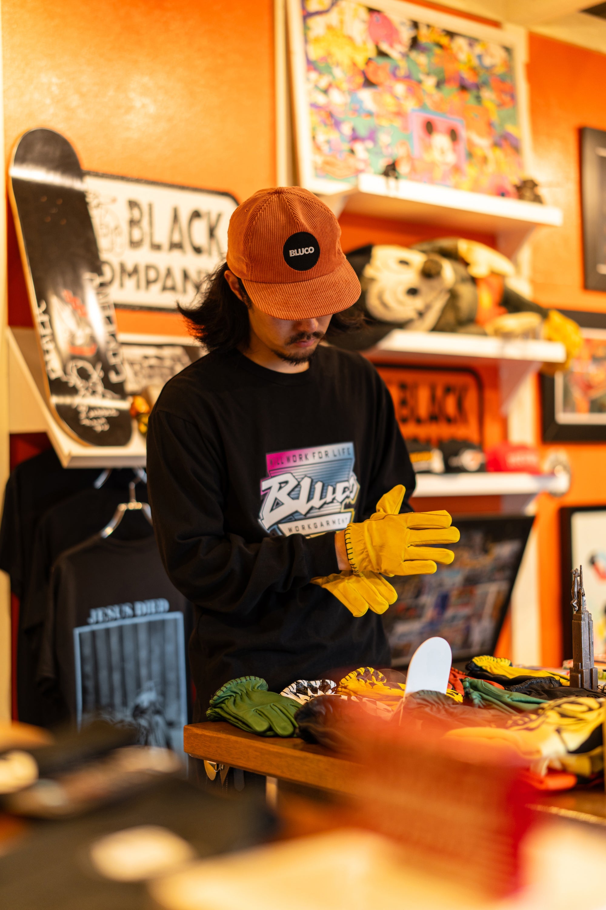 プリント L/S Tシャツ -Try-