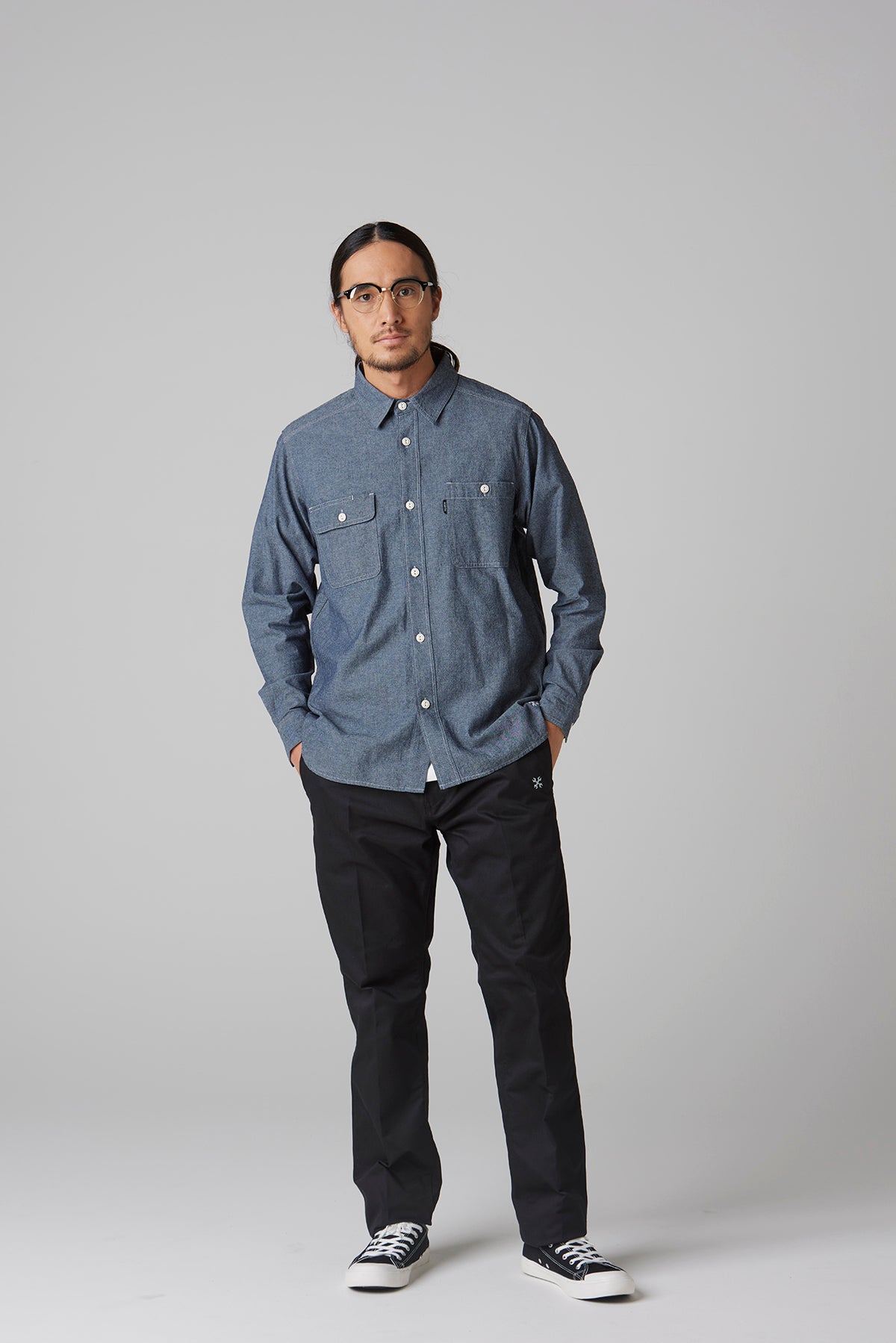 CHAMBRAY WORK SHIRT L/S
