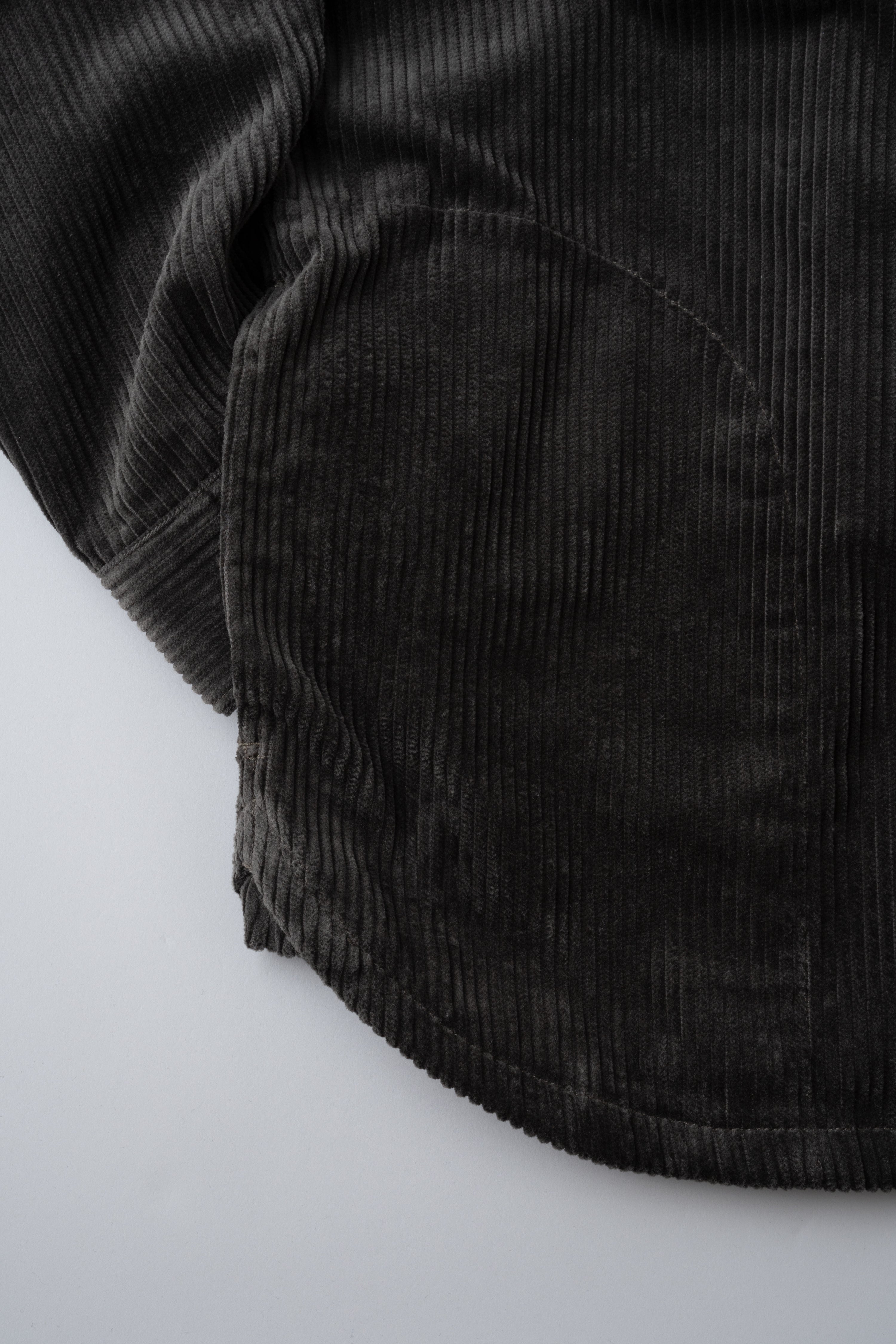 CORDUROY HOODED SHIRT