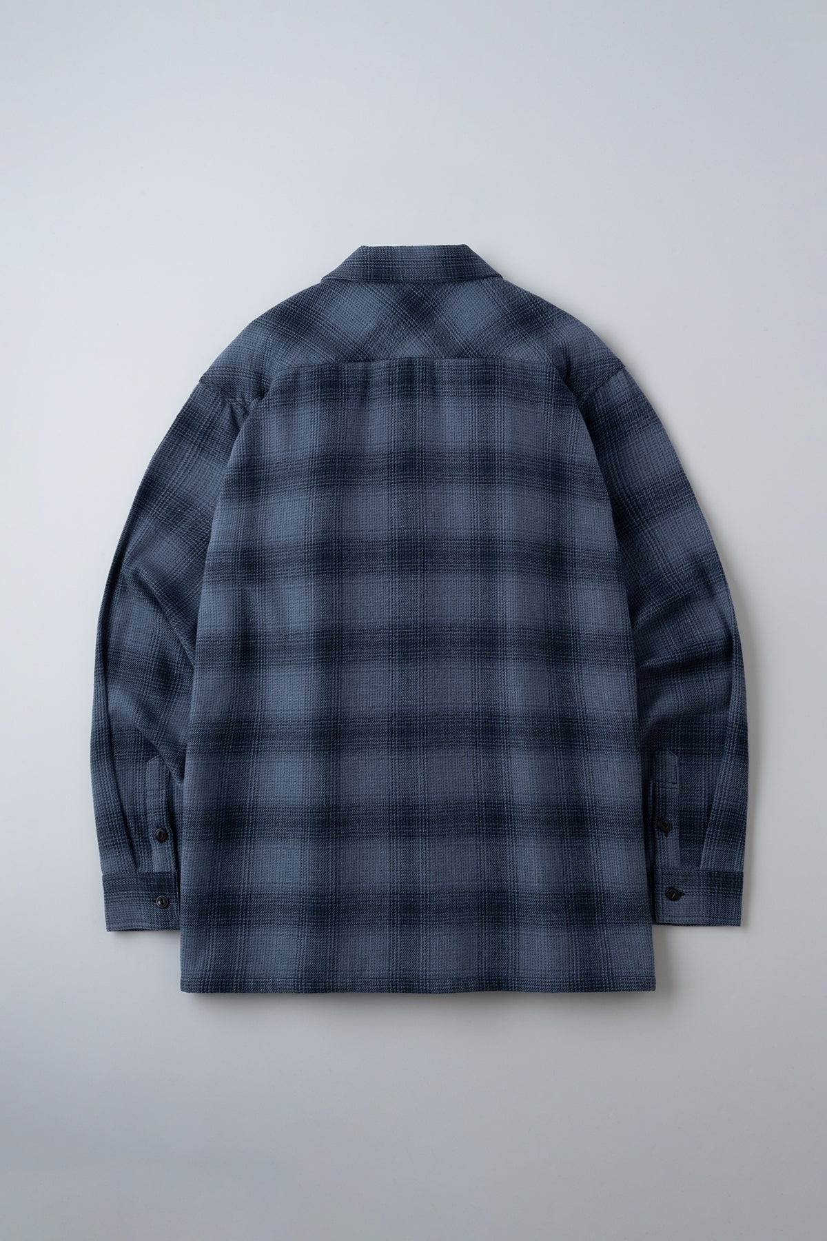 OMBRE CHECK FLANNEL SHIRT
