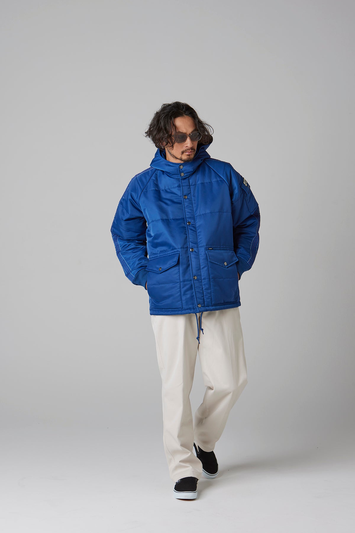 HOODED RACING JACKET