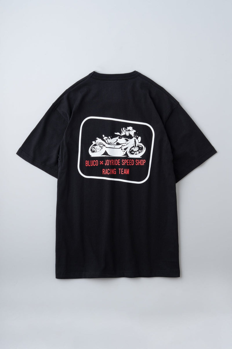 (JOYRIDE SPEED SHOP×BLUCO) ポケットTシャツ -Racing-