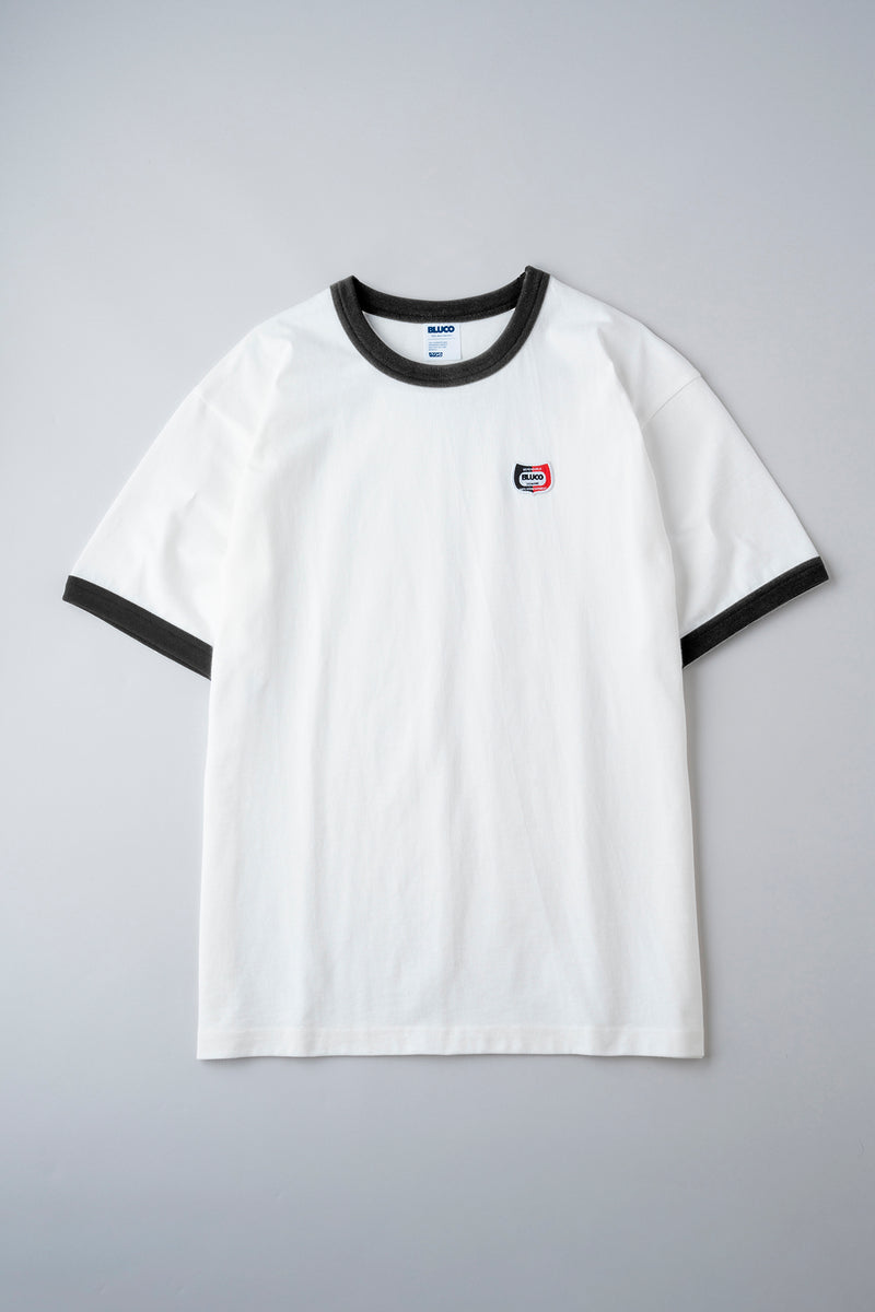 HEAVY DRY COTTON RINGER TEE -Champ-