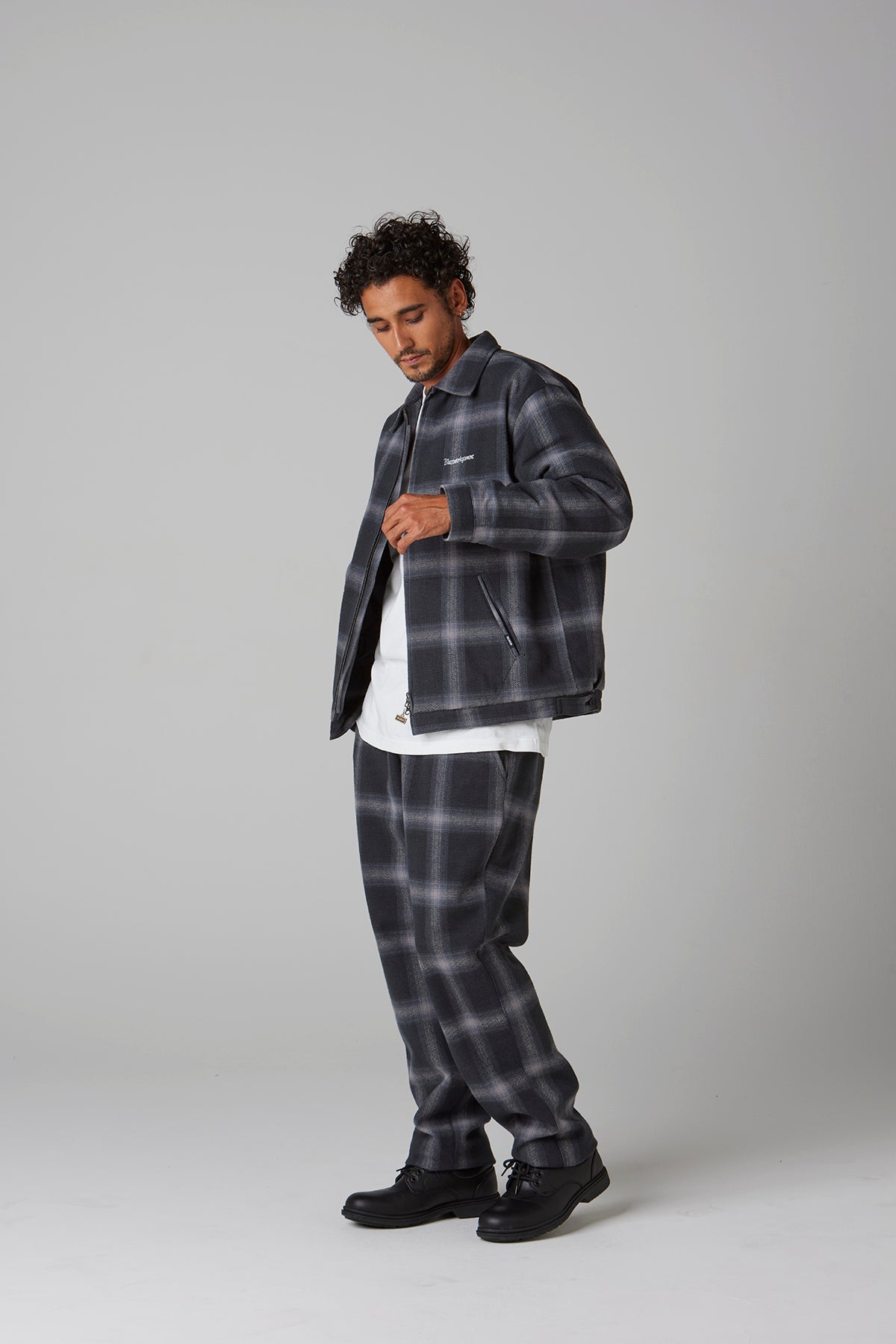 OMBRE CHECK WINTER WORK JACKET