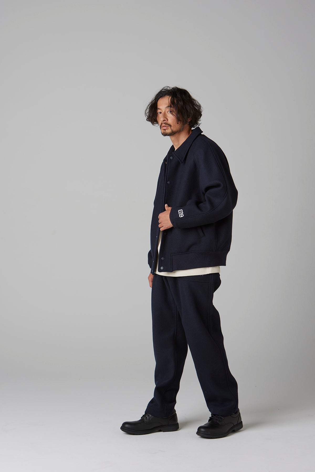 HEAVY MELTON AWARD JACKET