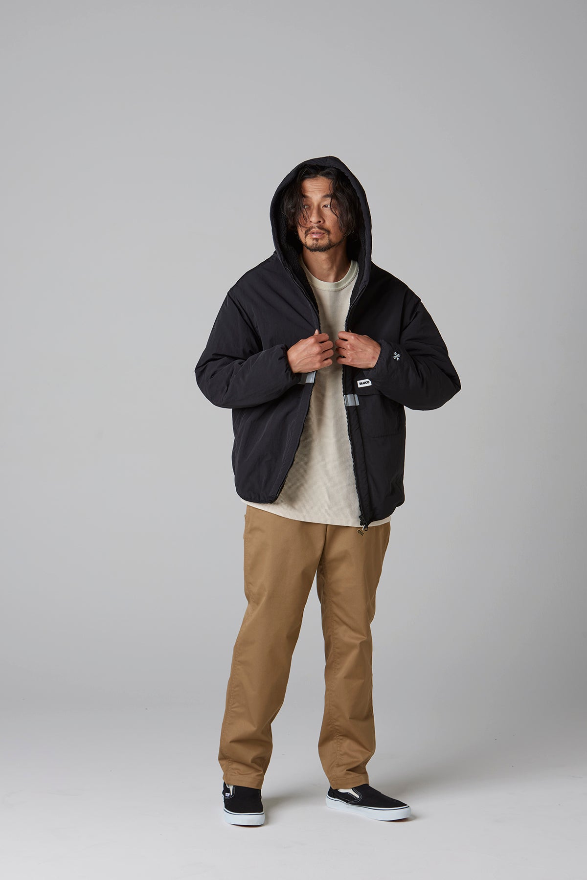 HOODED REFLECTOR JACKET