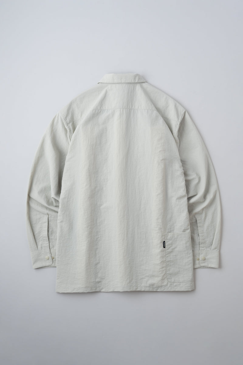 ナイロンフルジップシャツ