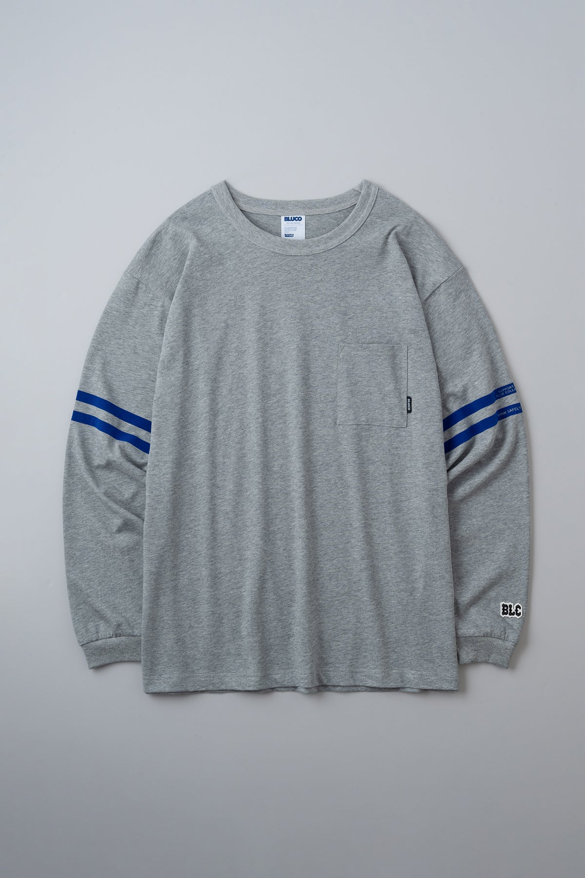 ドライコットン ポケットTシャツ L/S -Line-