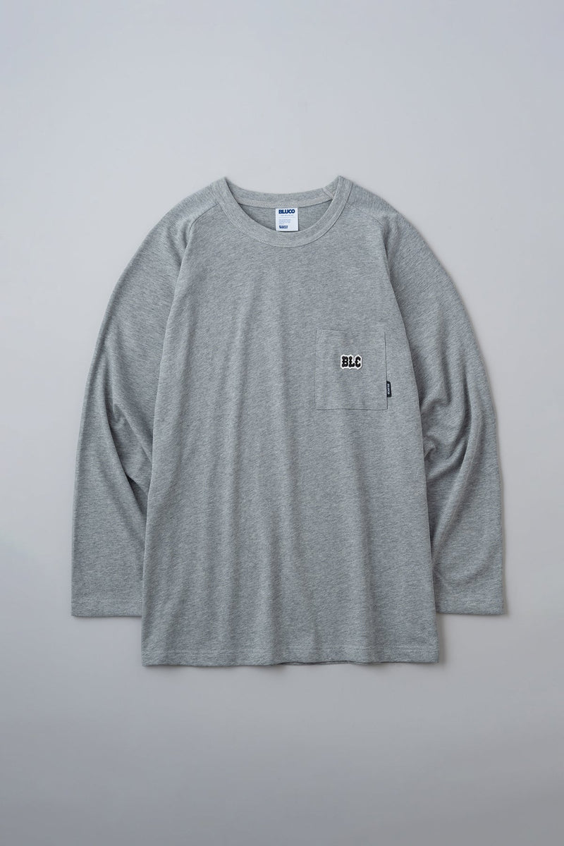 ドライコットン ラグラン ポケットTシャツ L/S -BLC-