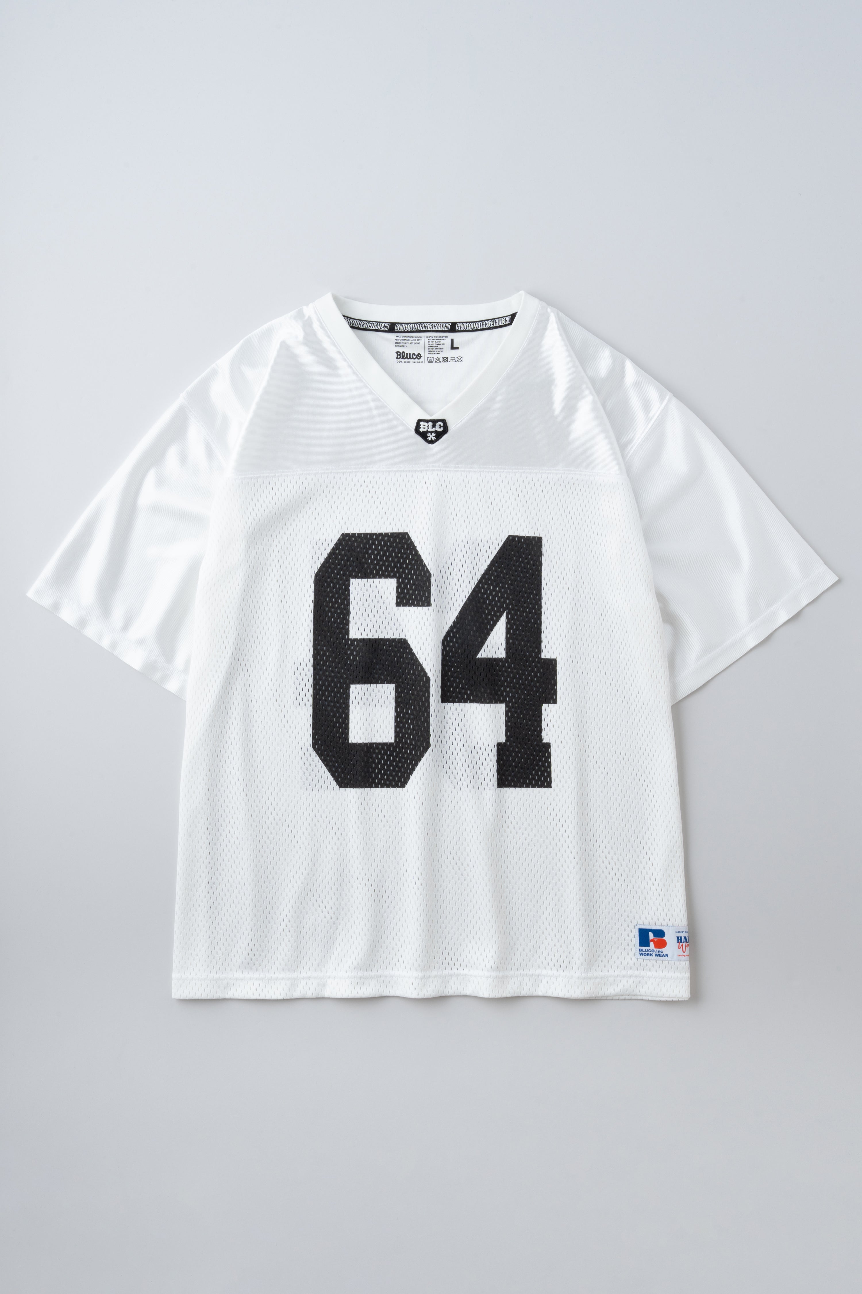 メッシュフットボールTシャツ