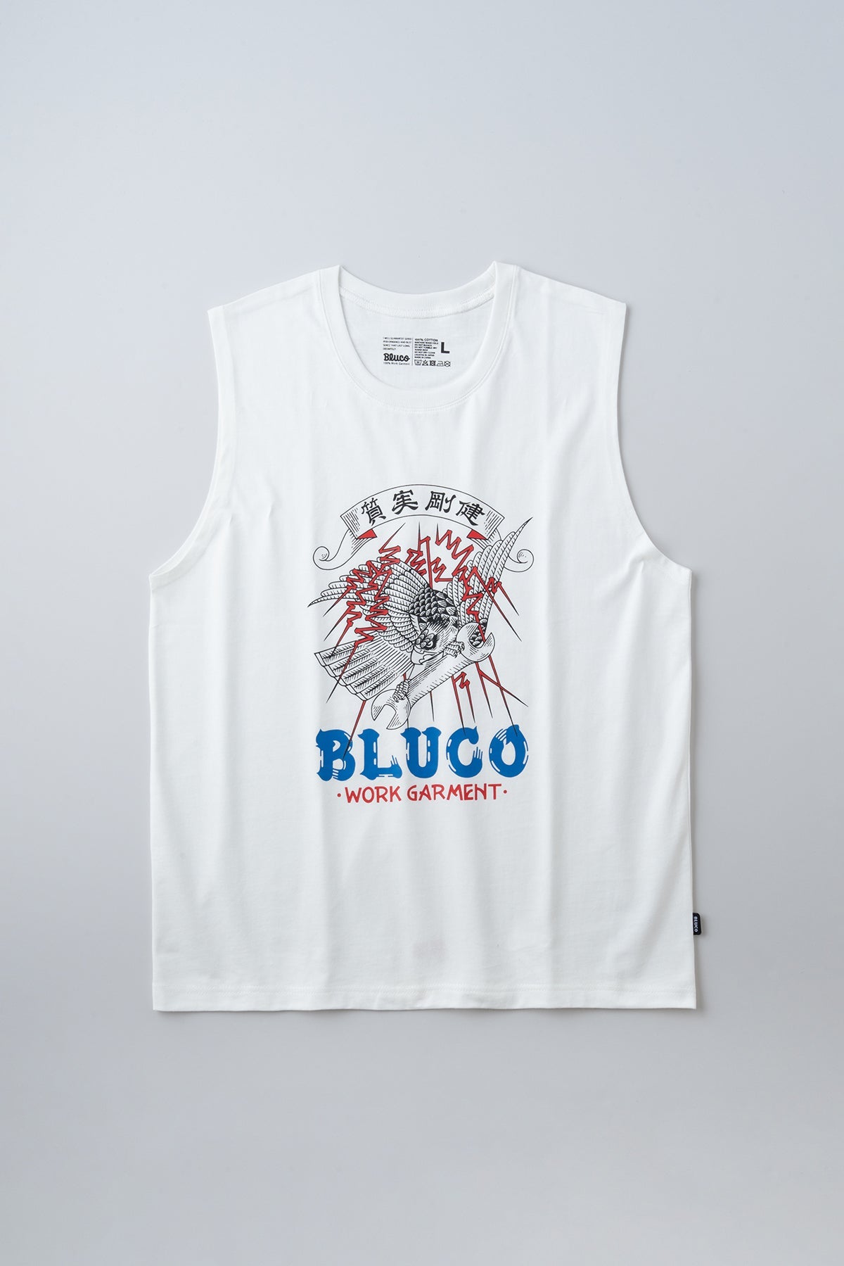 ノースリーブ プリントTシャツ -遊鷹-