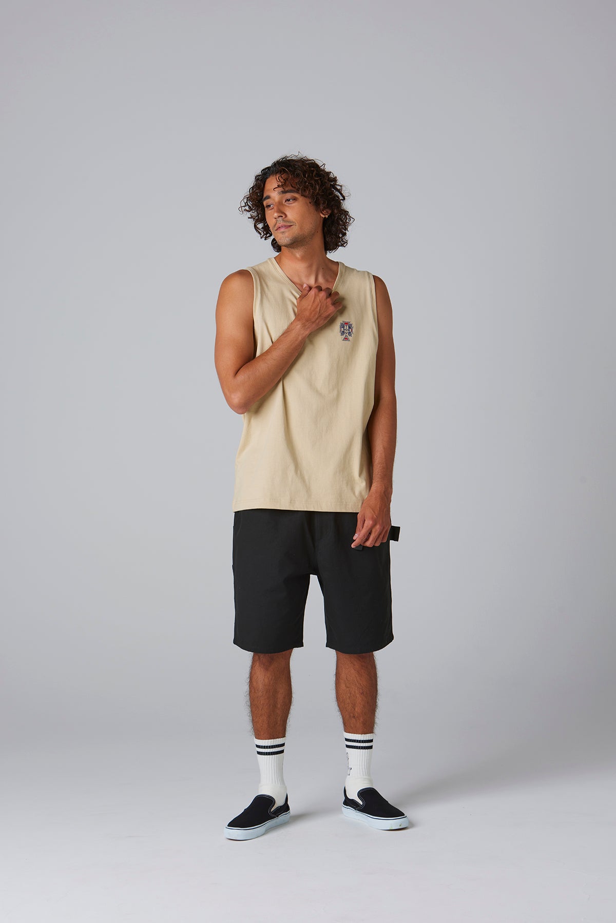 (DOGTOWN×BLUCO) ワンポイントタンクトップ
