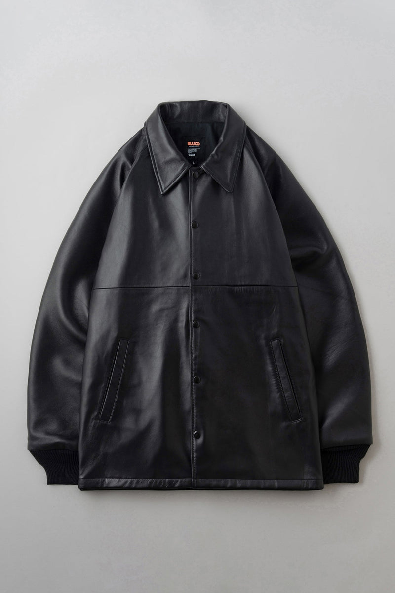 LEATHER COACH JACKET