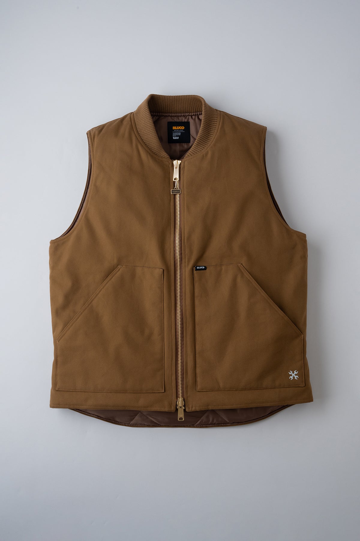 RIB COLLAR DUCK VEST