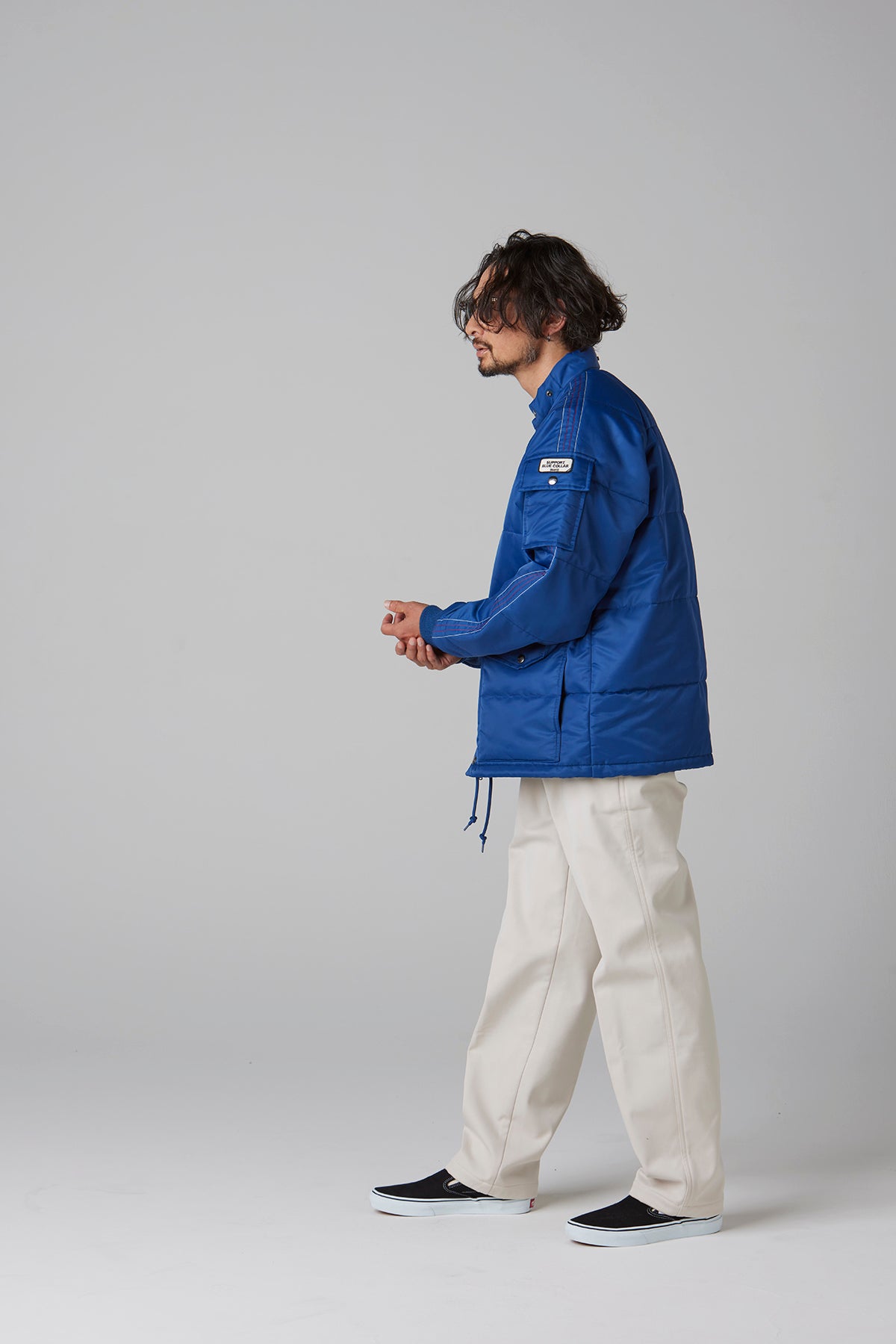 HOODED RACING JACKET