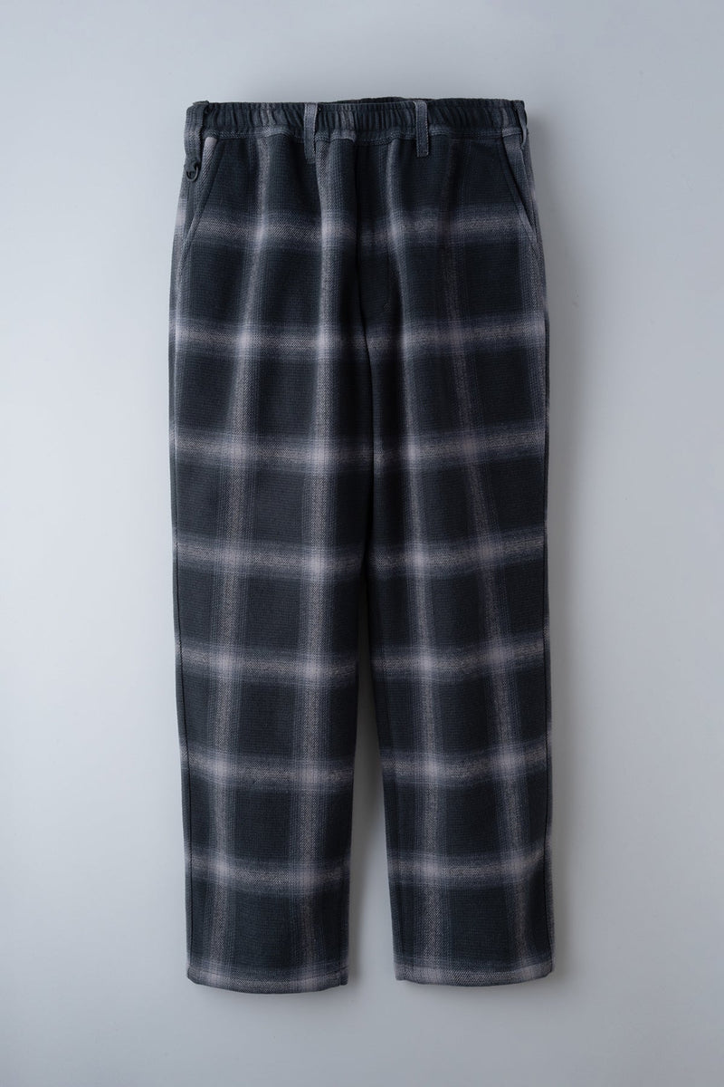 OMBRE CHECK WARM EASY PANTS