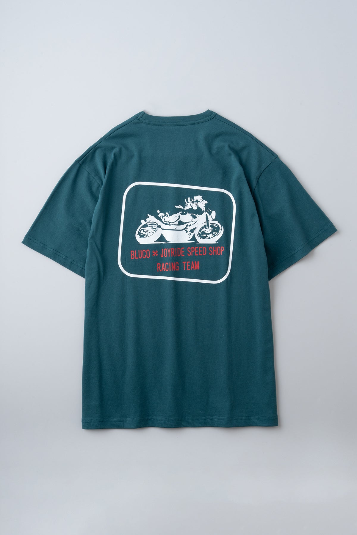 (JOYRIDE SPEED SHOP×BLUCO) ポケットTシャツ -Racing-
